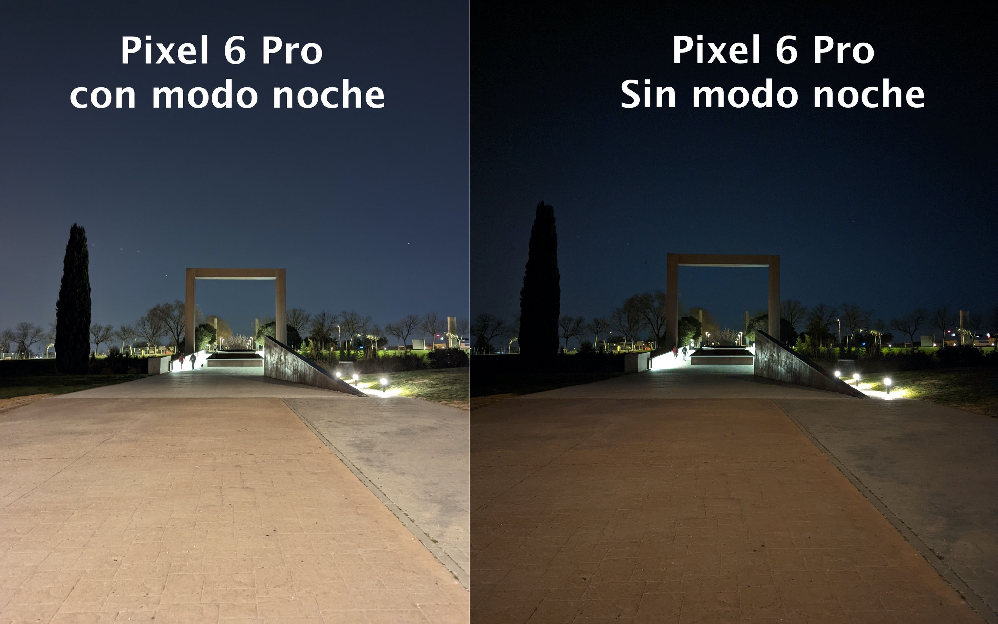 Modo noche Pixel 6 Pro