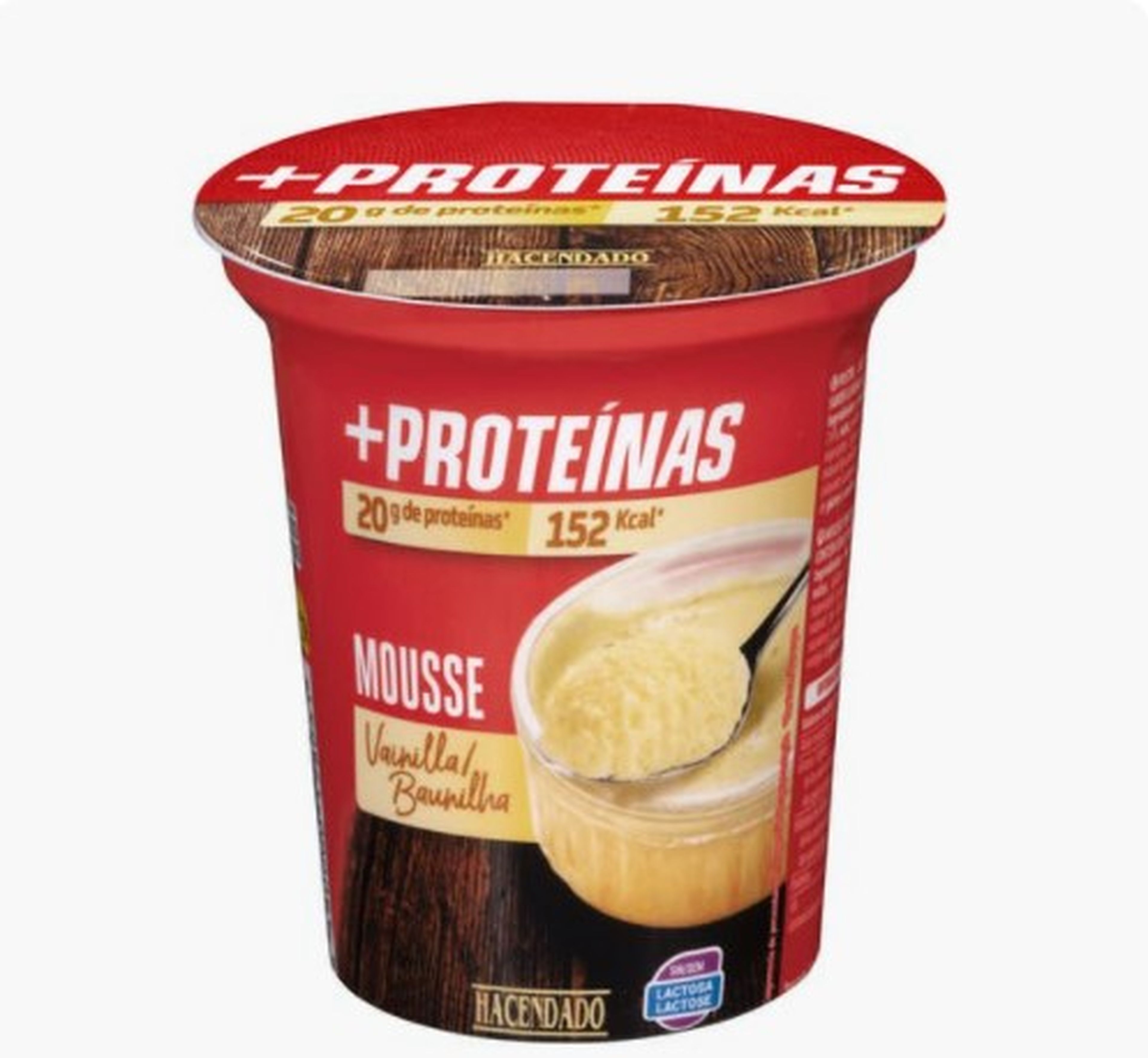 Mousse +proteínas vainilla Mercadona
