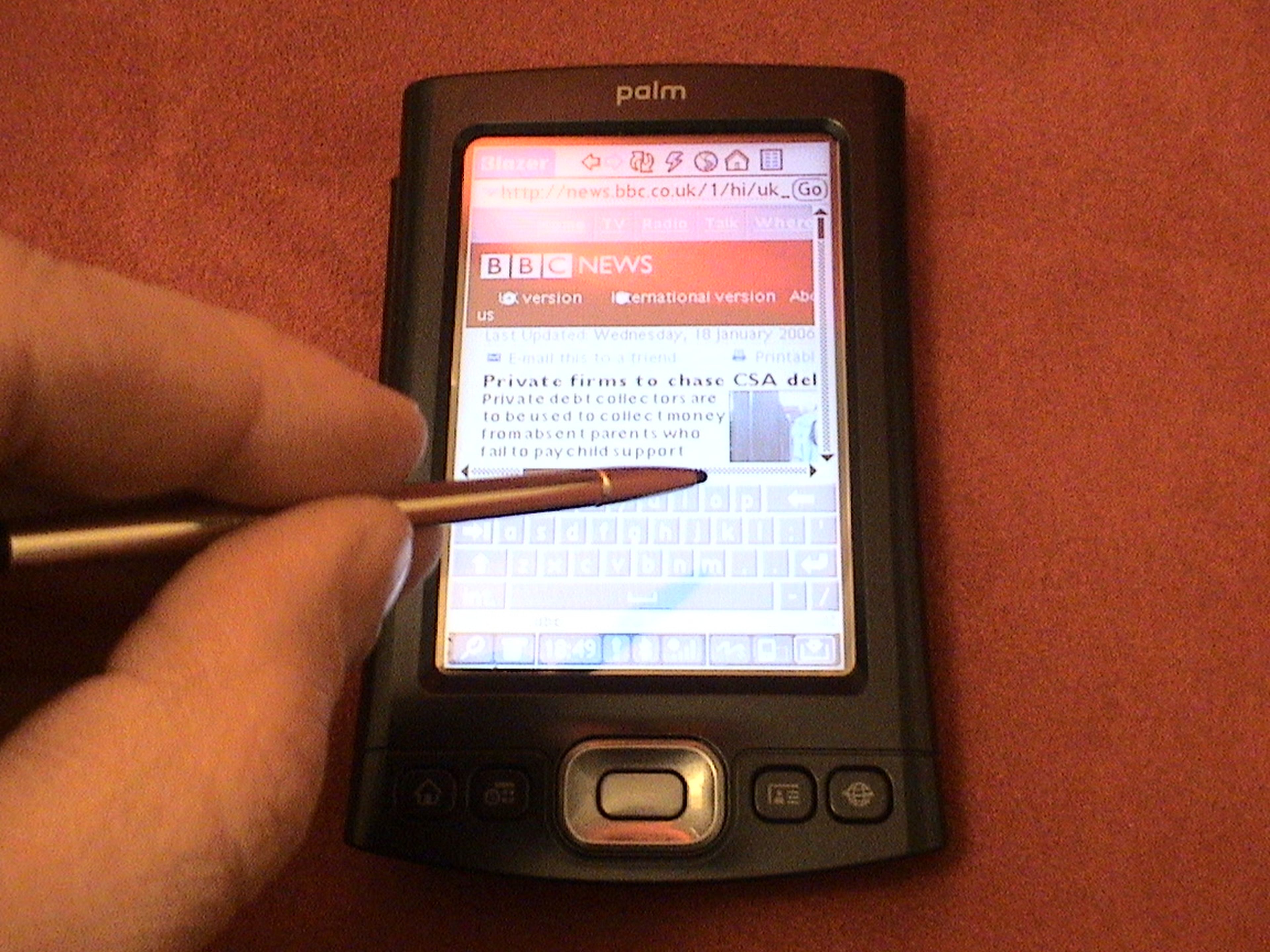 Una Palm TX de 2005.