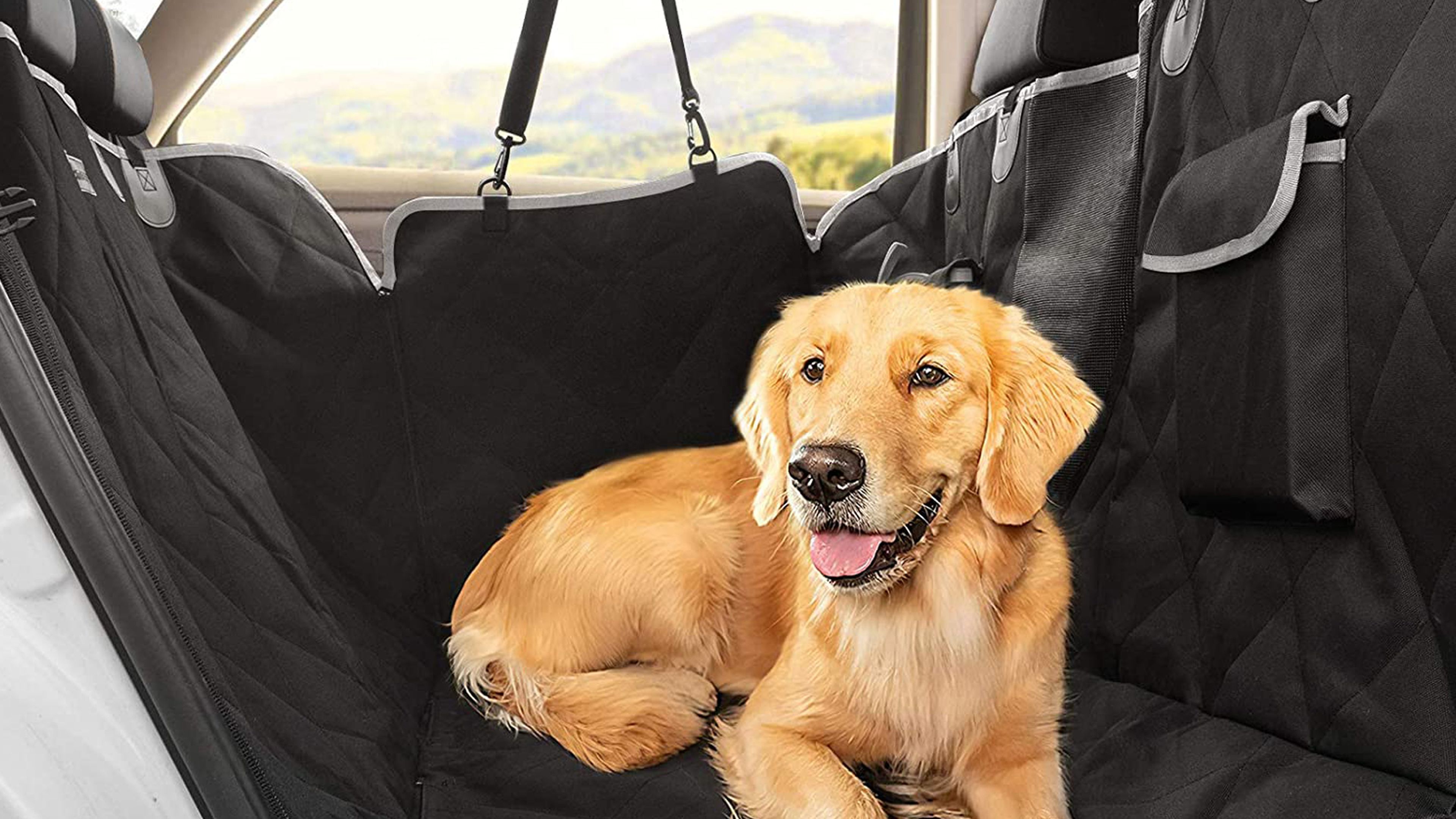 Protector del maletero de la mascota Cubierta del maletero del coche para perros  Protector para la cubierta del maletero del coche para mascotas