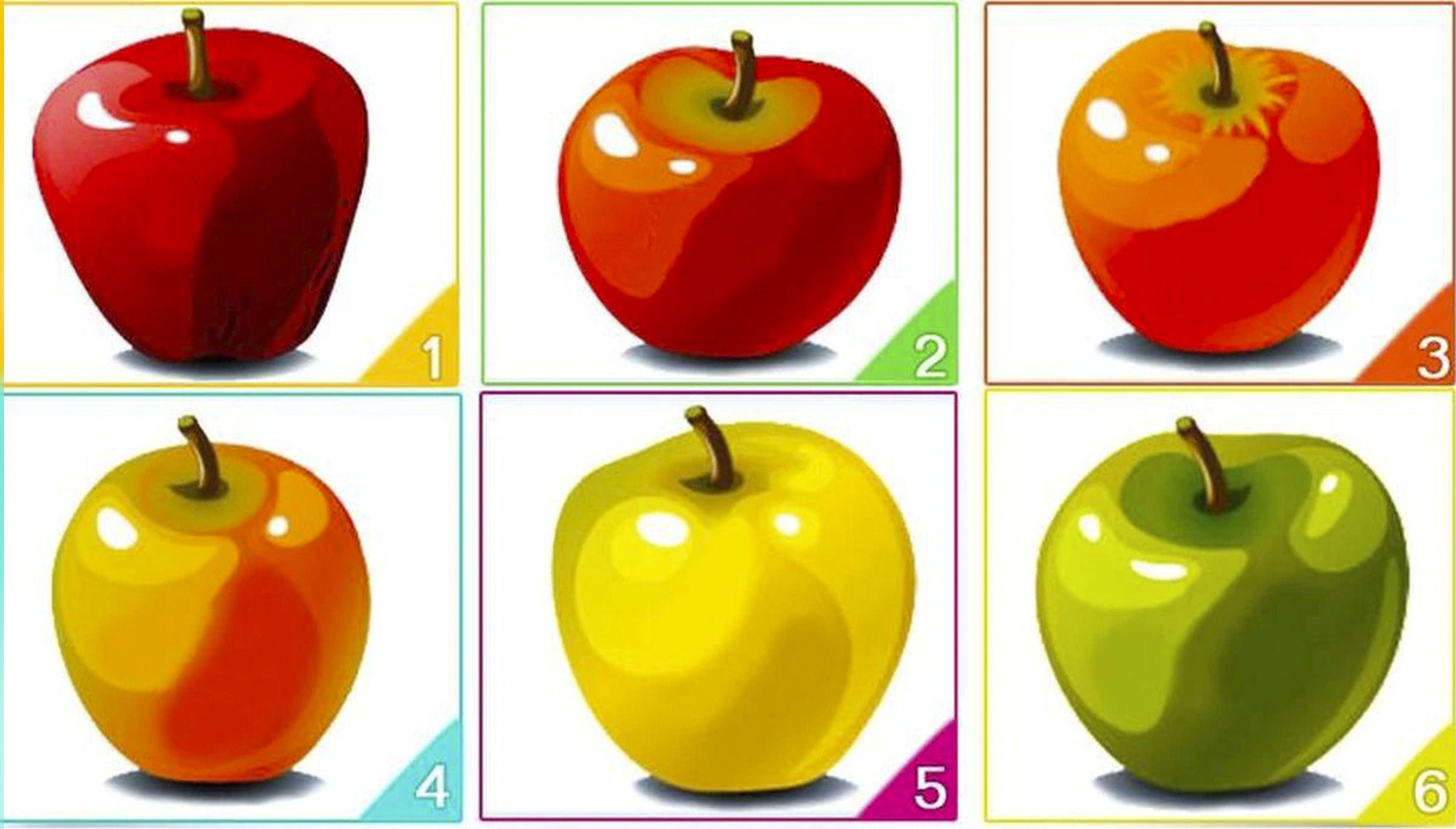 Test visual de las manzanas