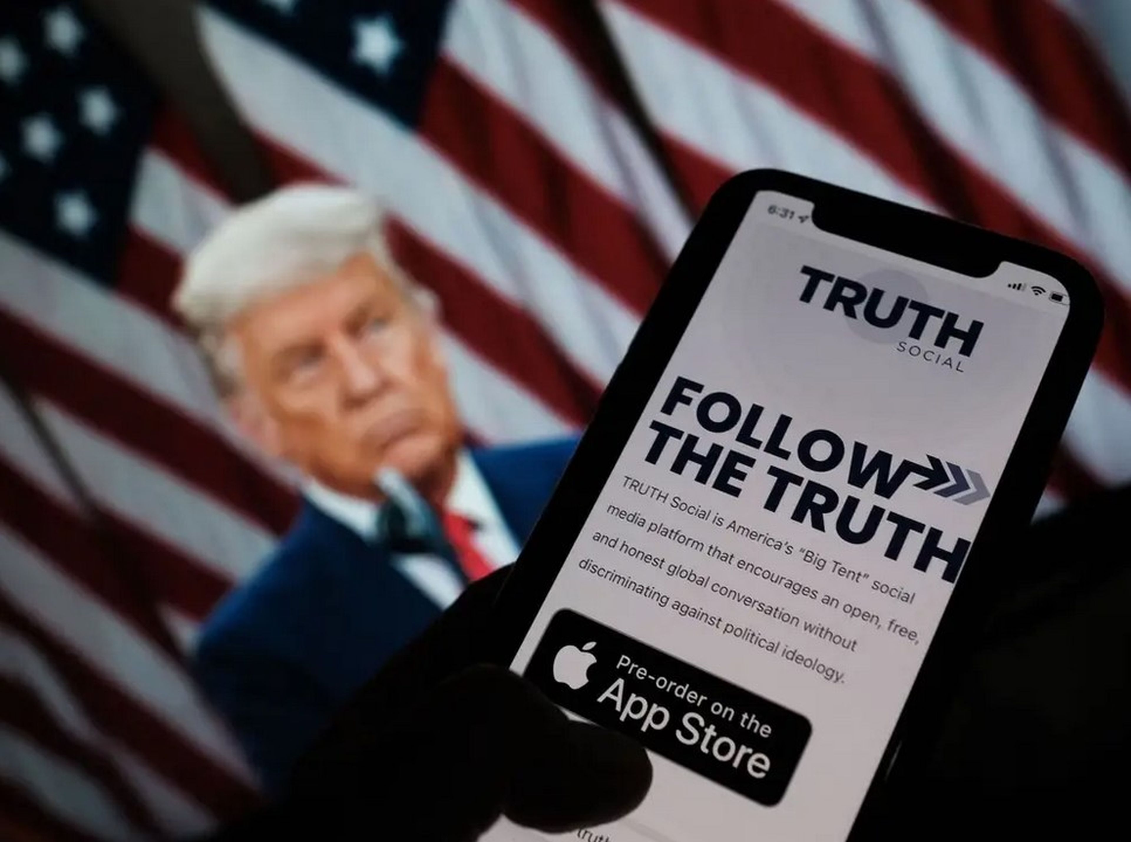 Truth Social, la plataforma de redes sociales de Donald Trump, estará disponible en la App Store de Apple desde el lunes 20 de febrero.
