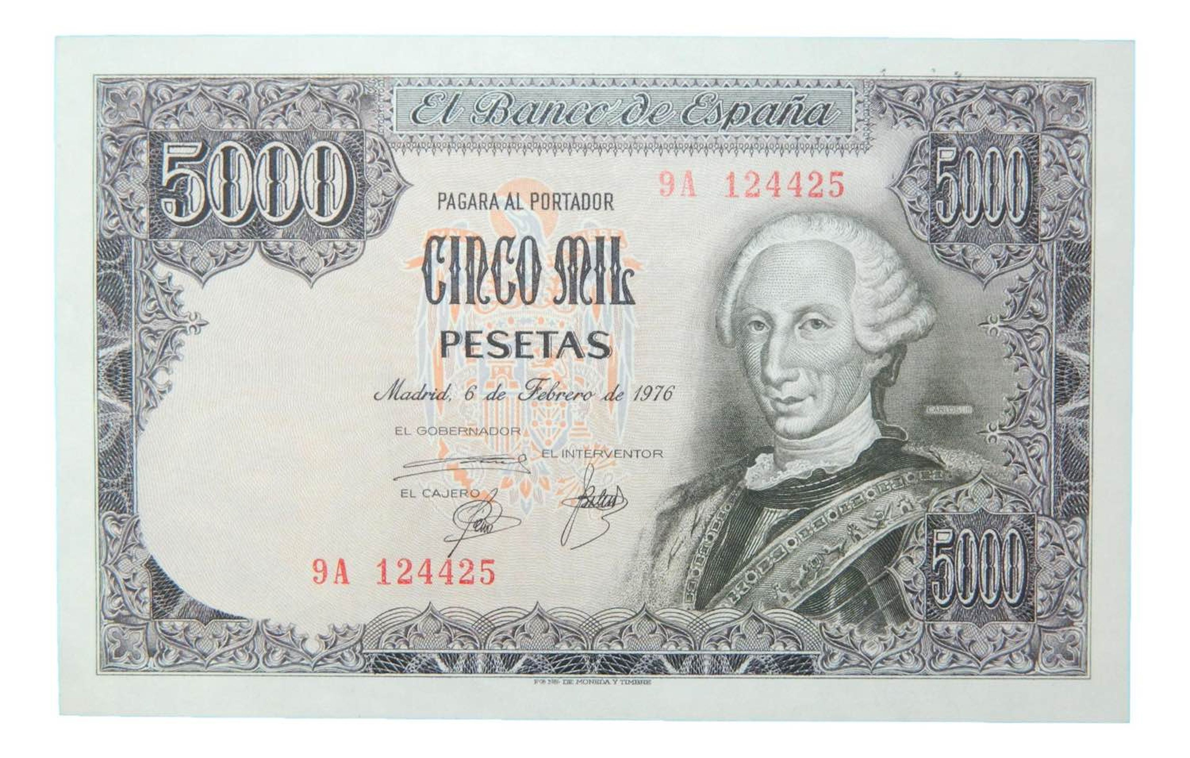 Billete de 5000 pesetas