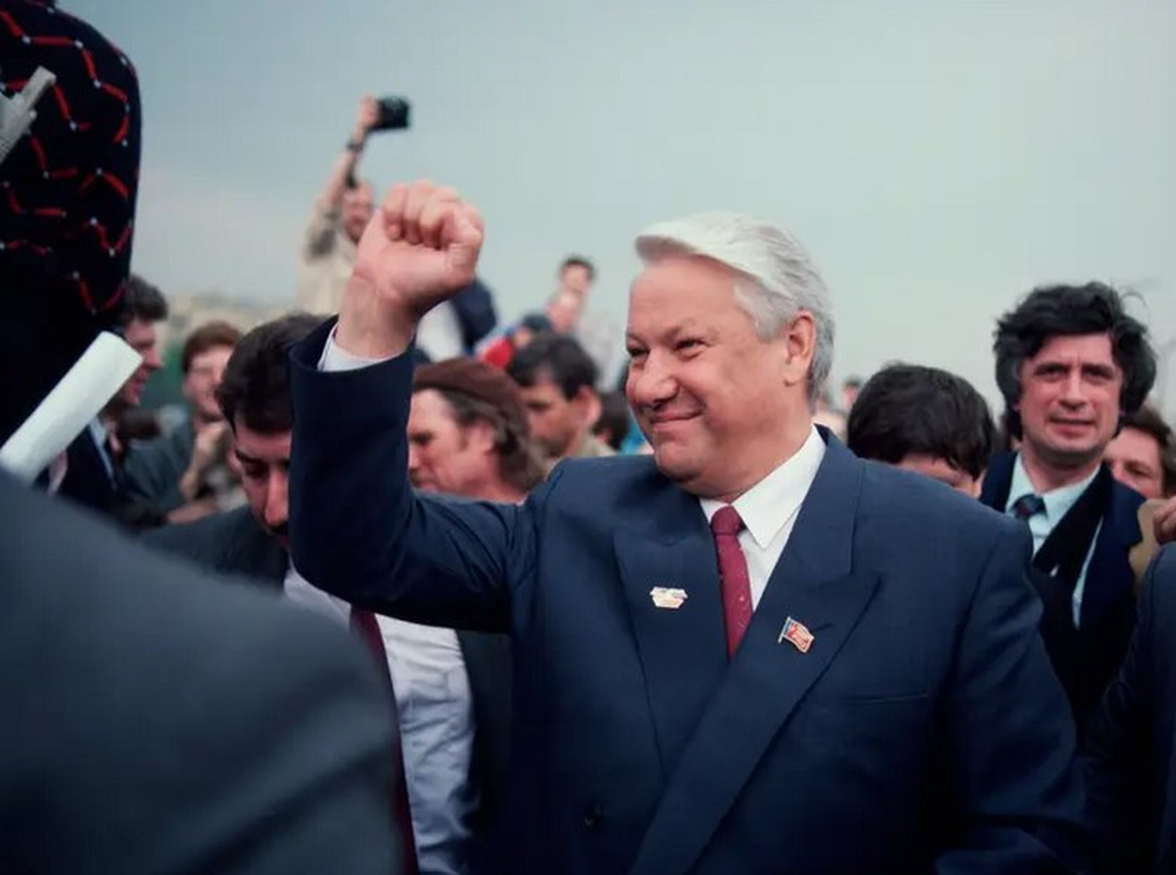 Boris Yeltsin, el primer presidente de la Federación Rusa.