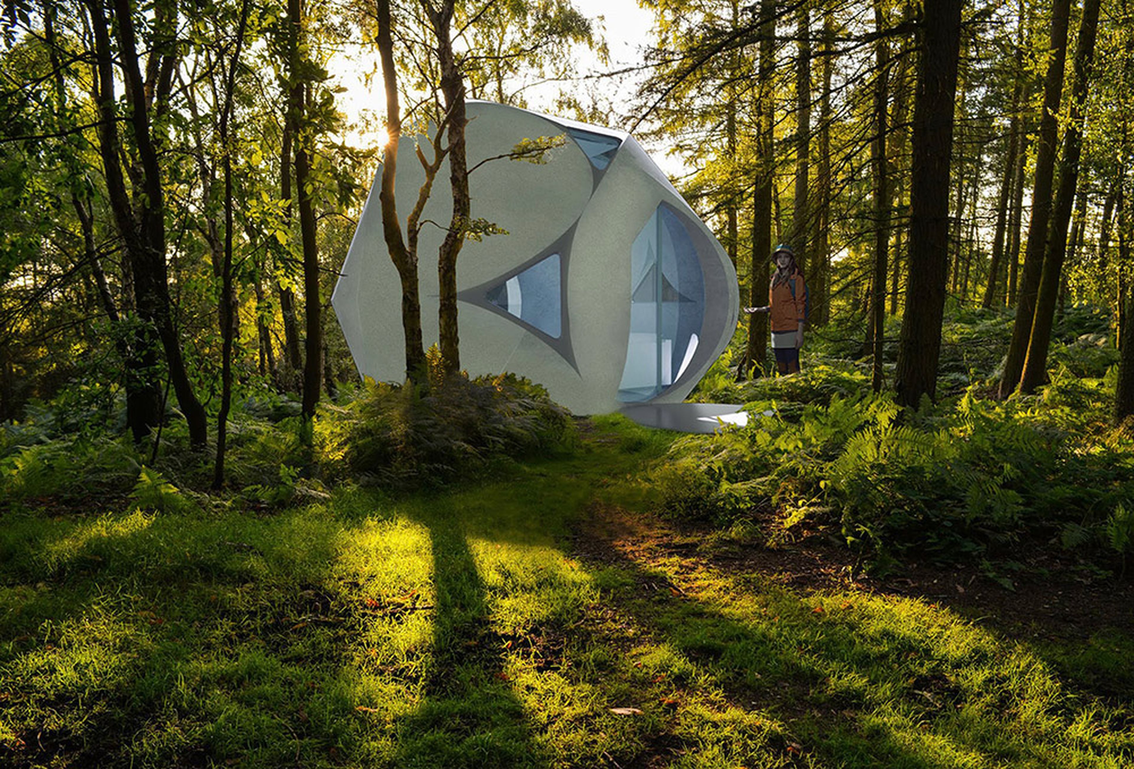 Casa esférica impresa en 3D