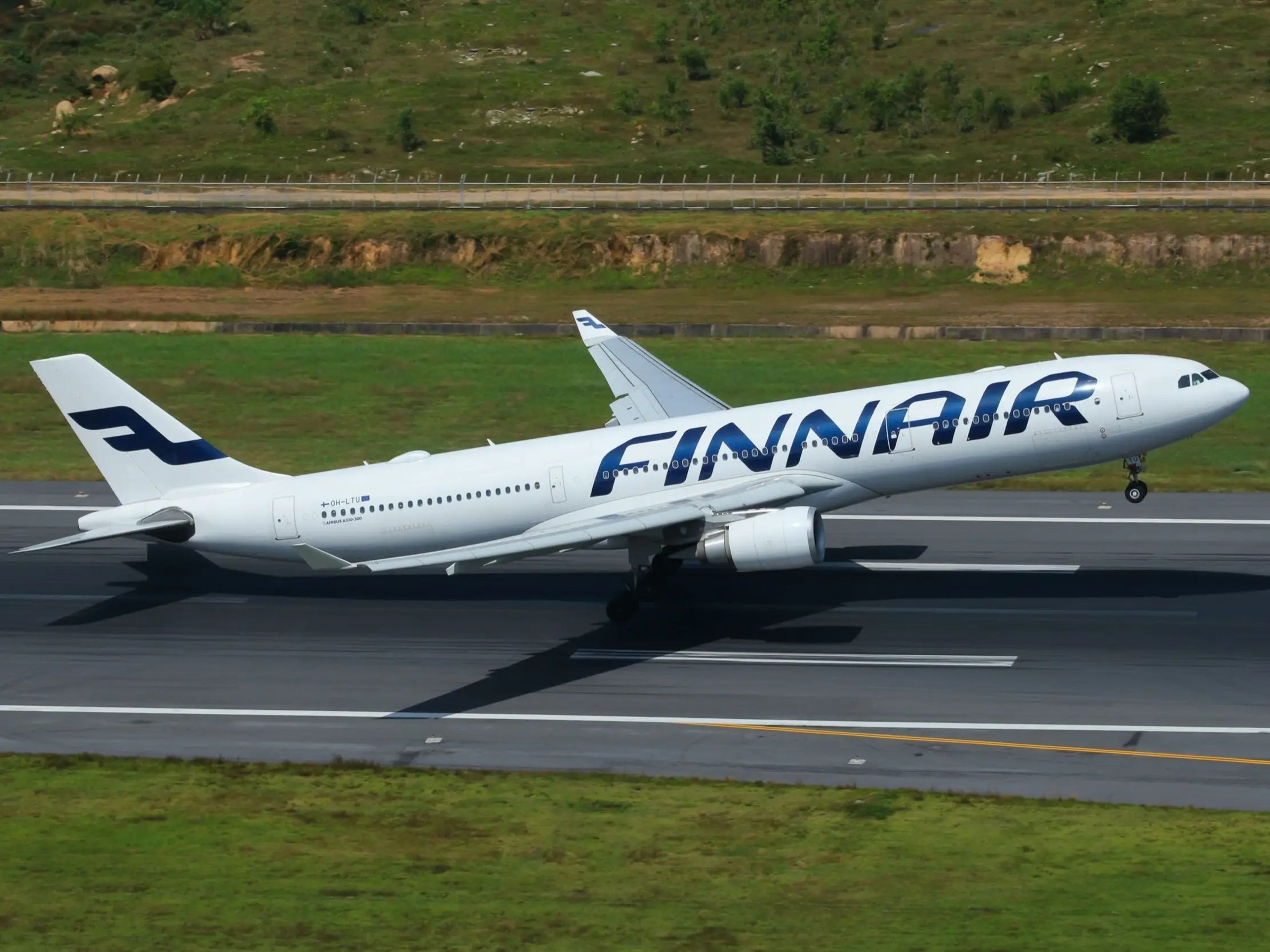 Un Airbus A330-300 de Finnair.