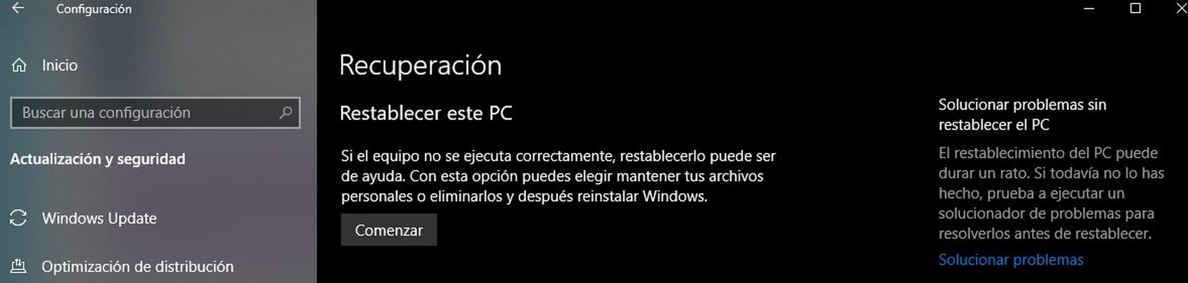 Instalación limpia Windows 10