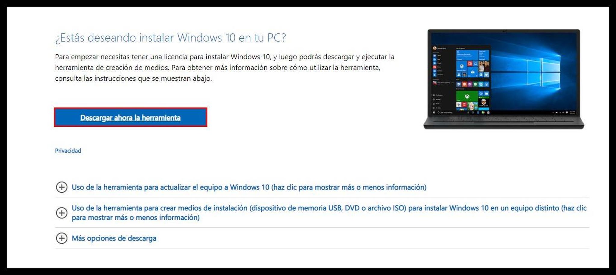 Cómo Hacer O Descargar Una Instalación Limpia De Windows 10 9985