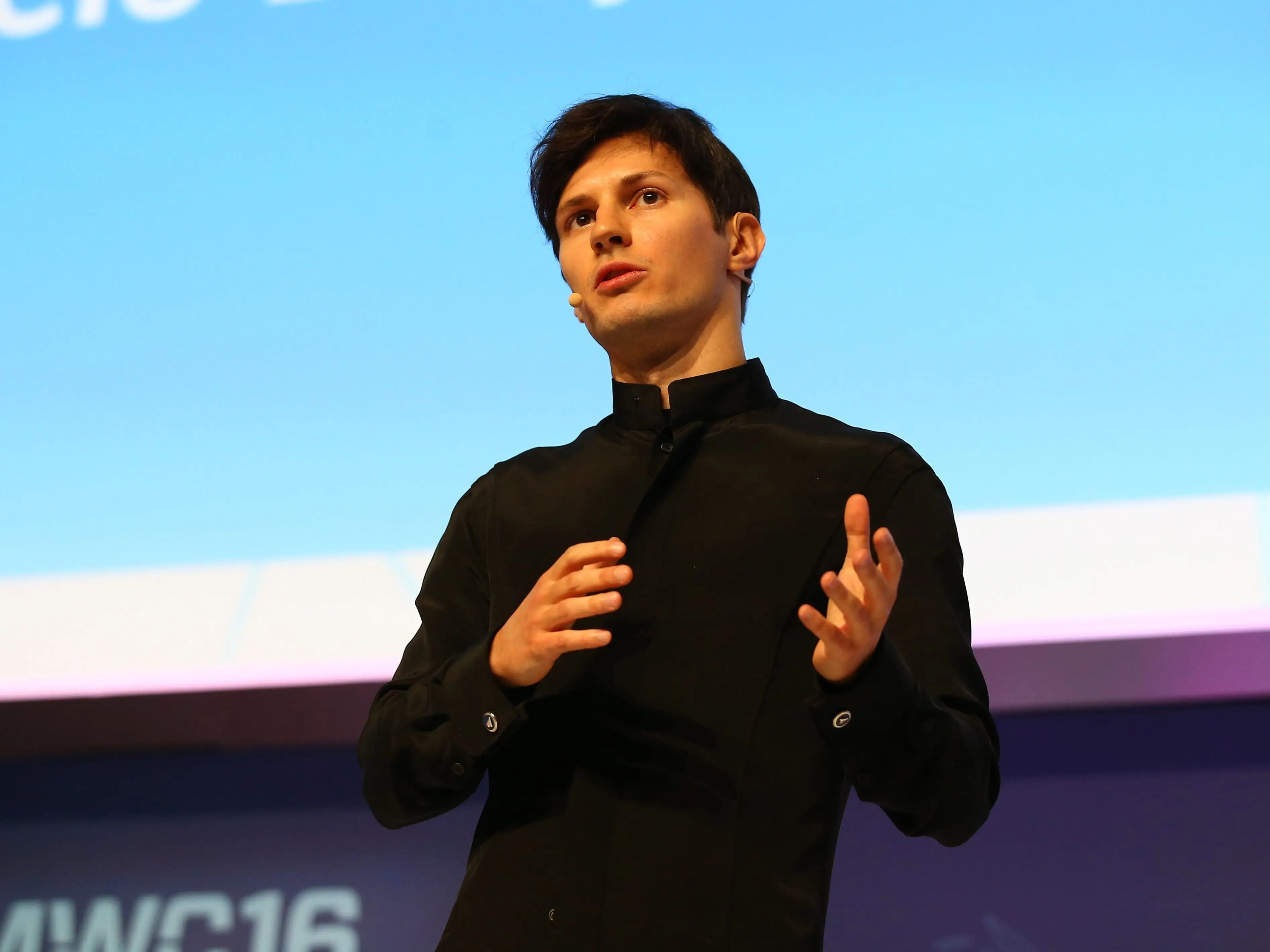 El cofundador y CEO de Telegram, Pavel Durov, en el Mobile World Congress de Barcelona en 2016.