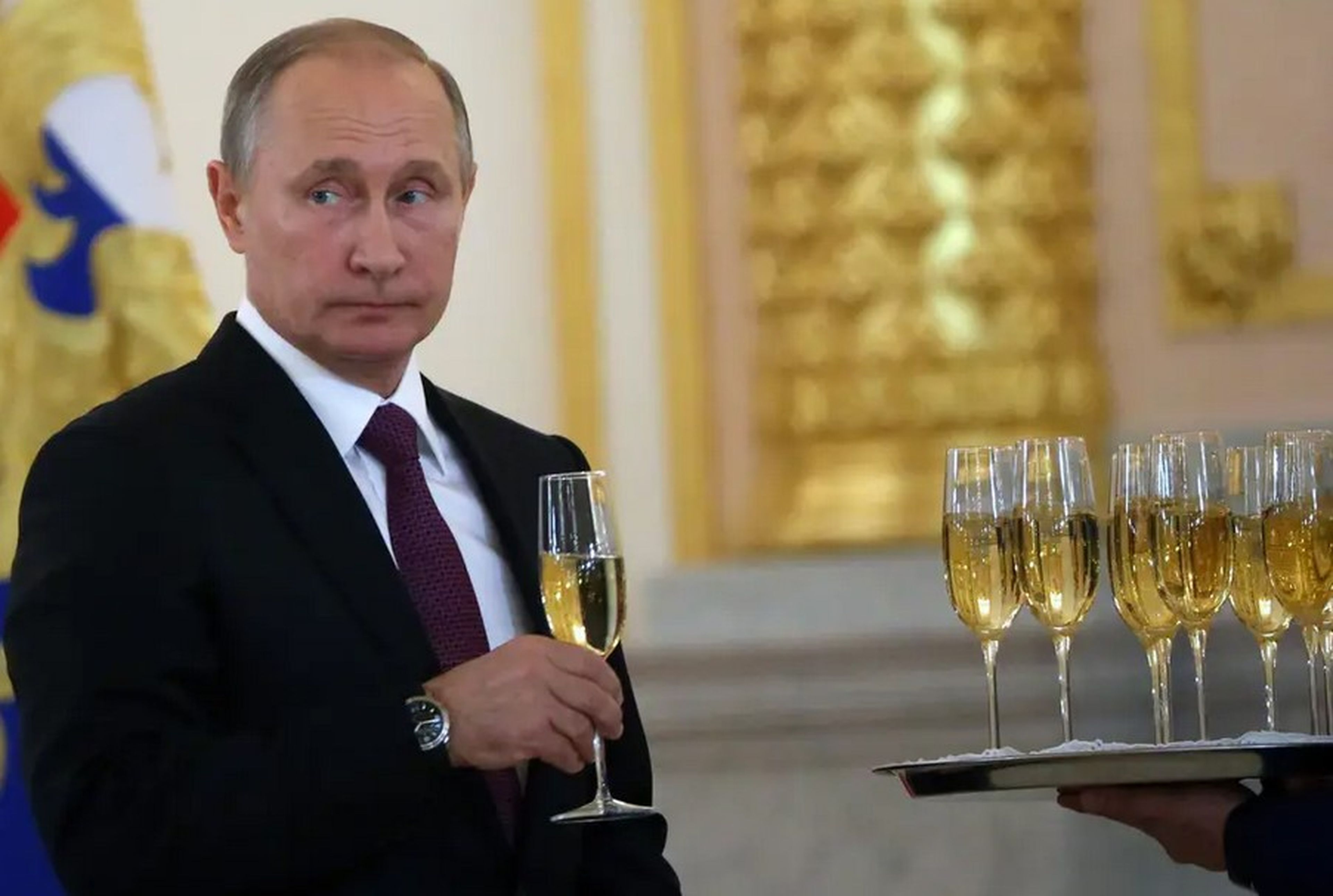Vladimir Putin, presidente de Rusia, en el Kremlin.