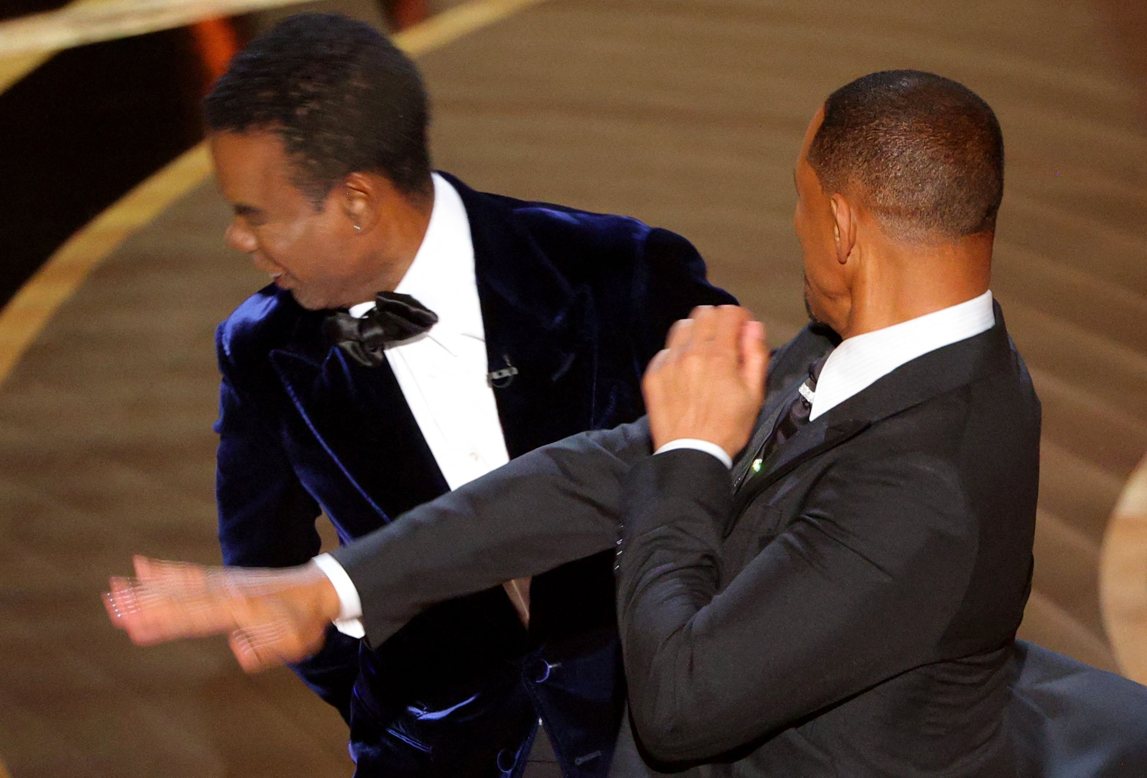 Will Smith golpea a Chris Rock en la gala de los Premios Óscar 2022