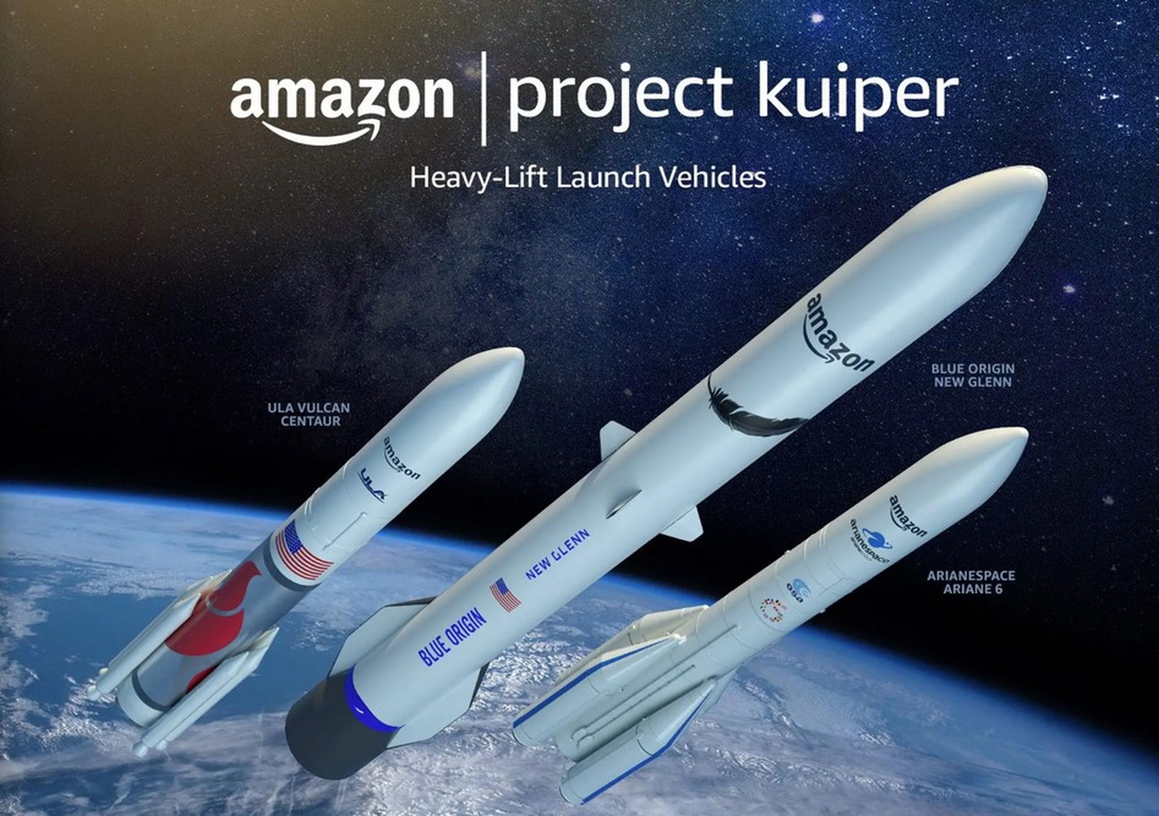 acuerdo Amazon Blue Origin industria espacial