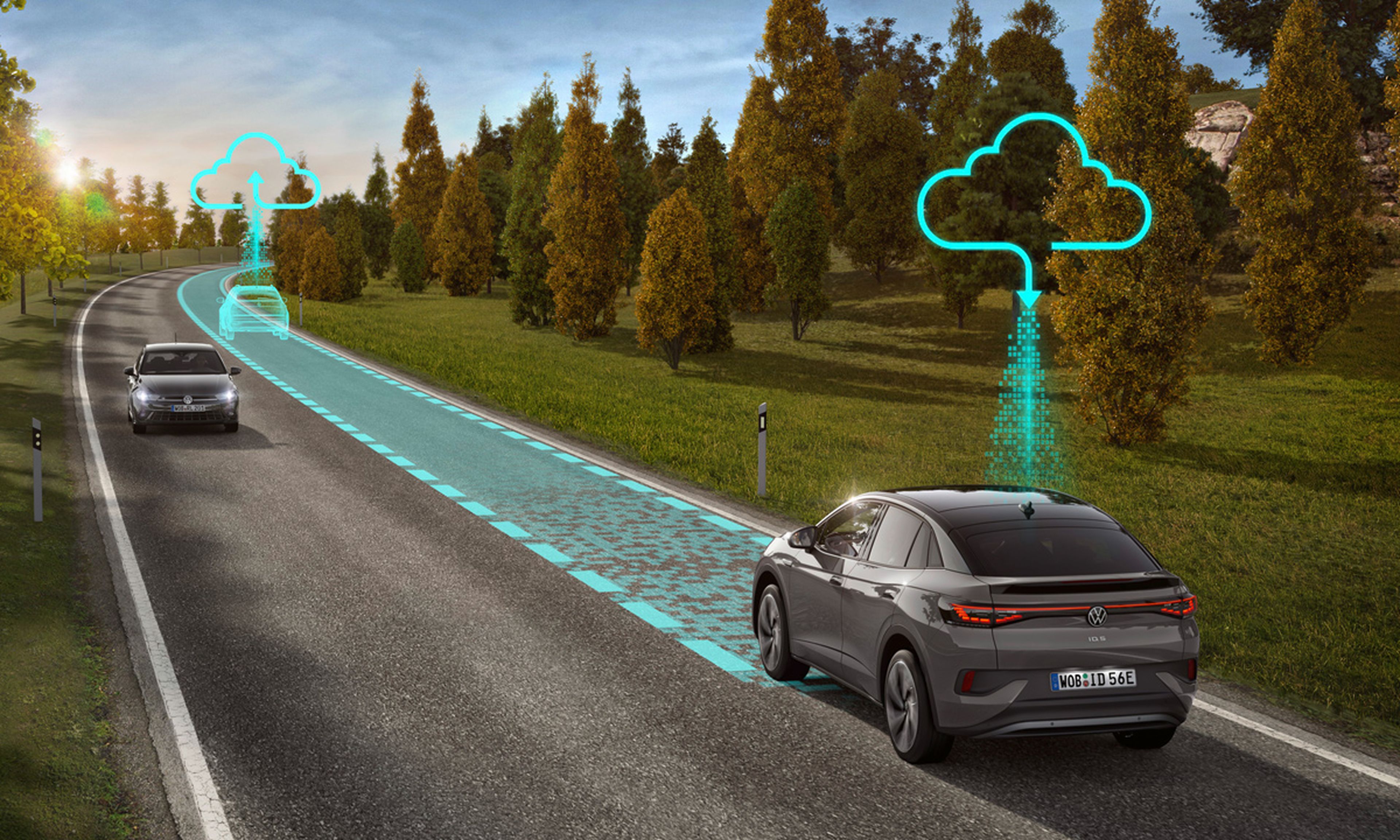 Gracias a la conexión con la nube, Volkswagen recopila datos de los conductores que acceden a compartirlos.