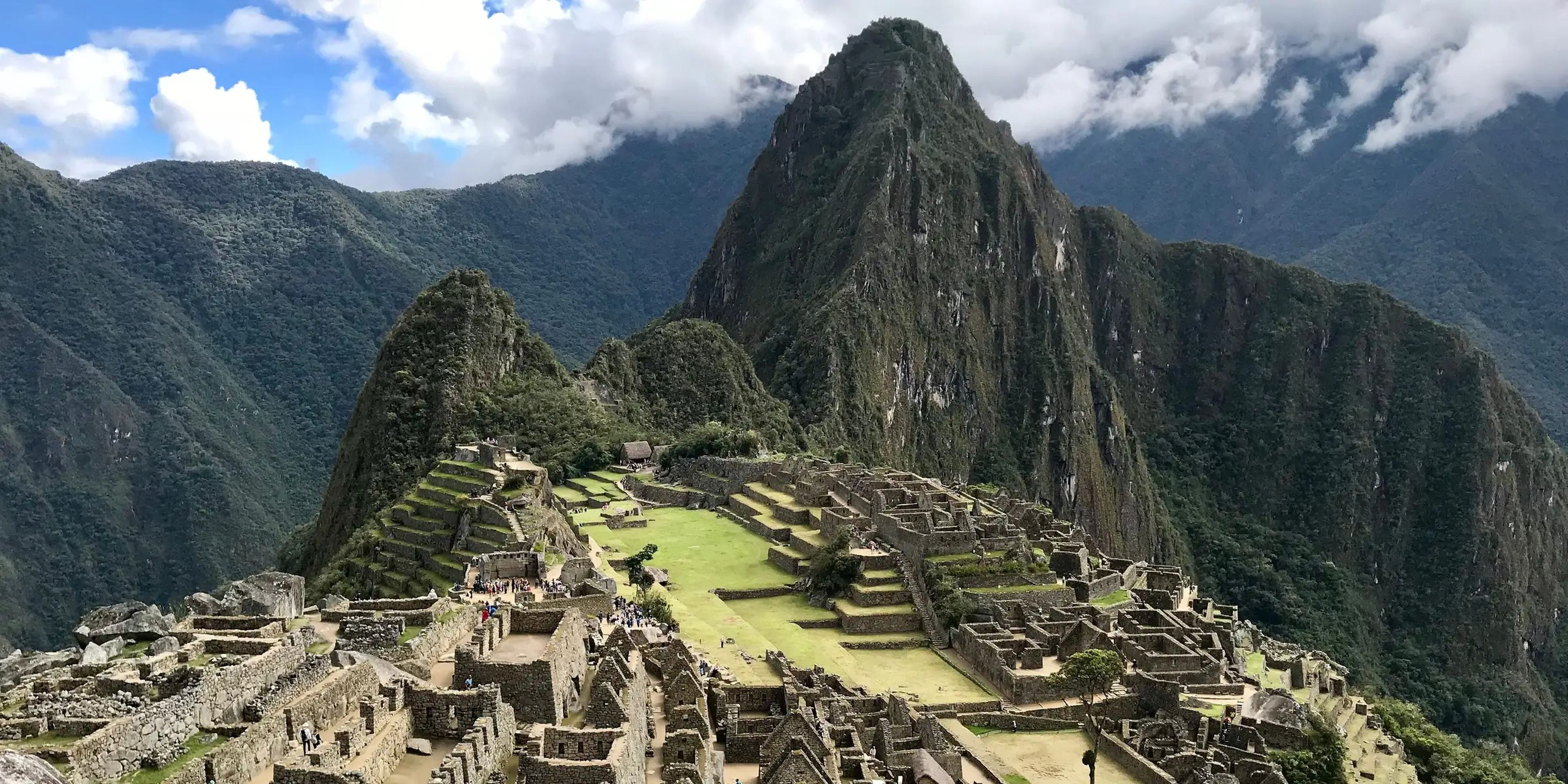 Machu Picchu en Peru.