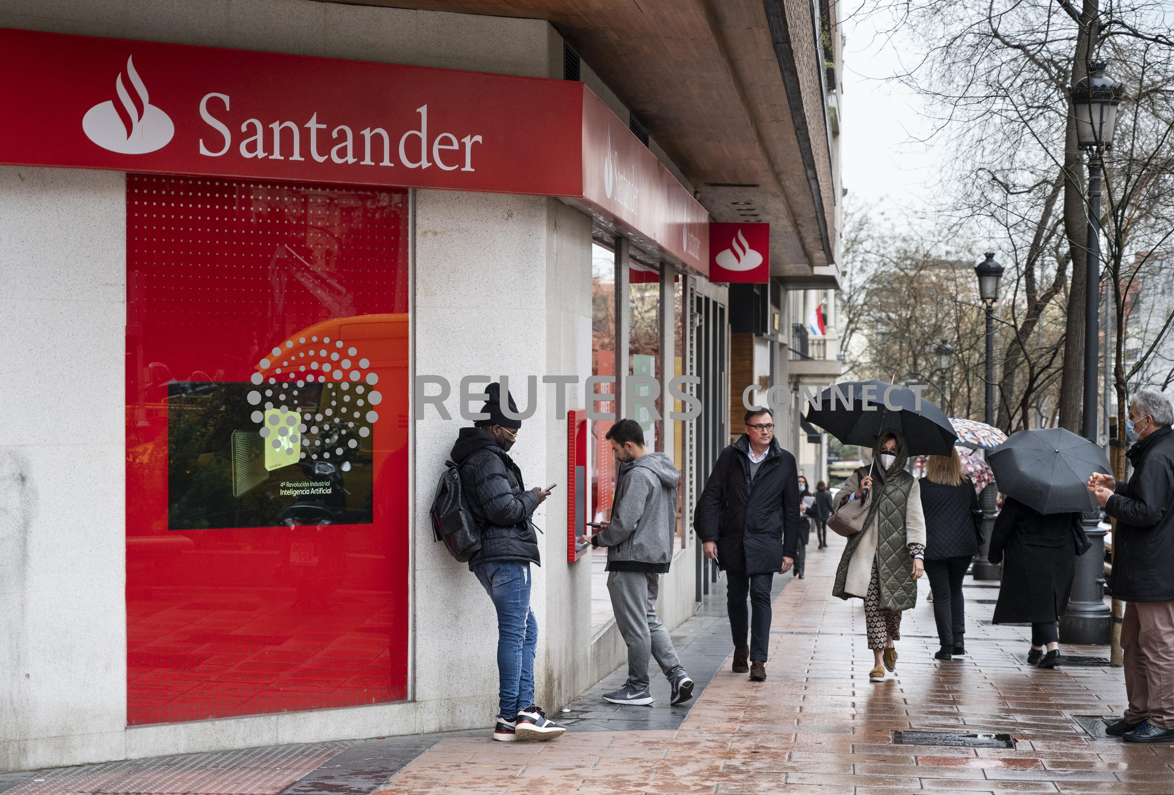 Una oficina del Santander.