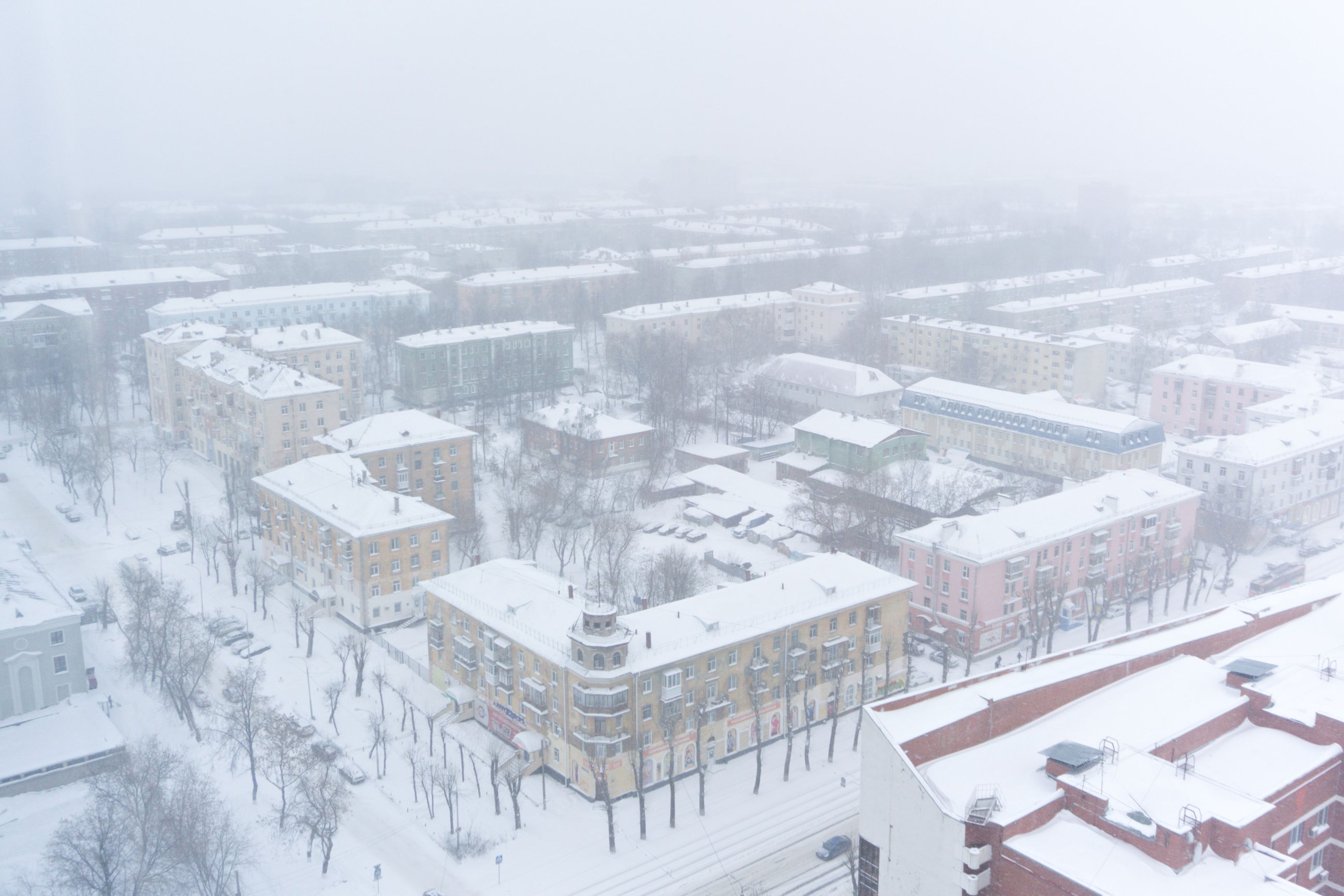 Vista aérea de la ciudad rusa de Perm, donde la startup Miro tuvo oficinas hasta marzo.