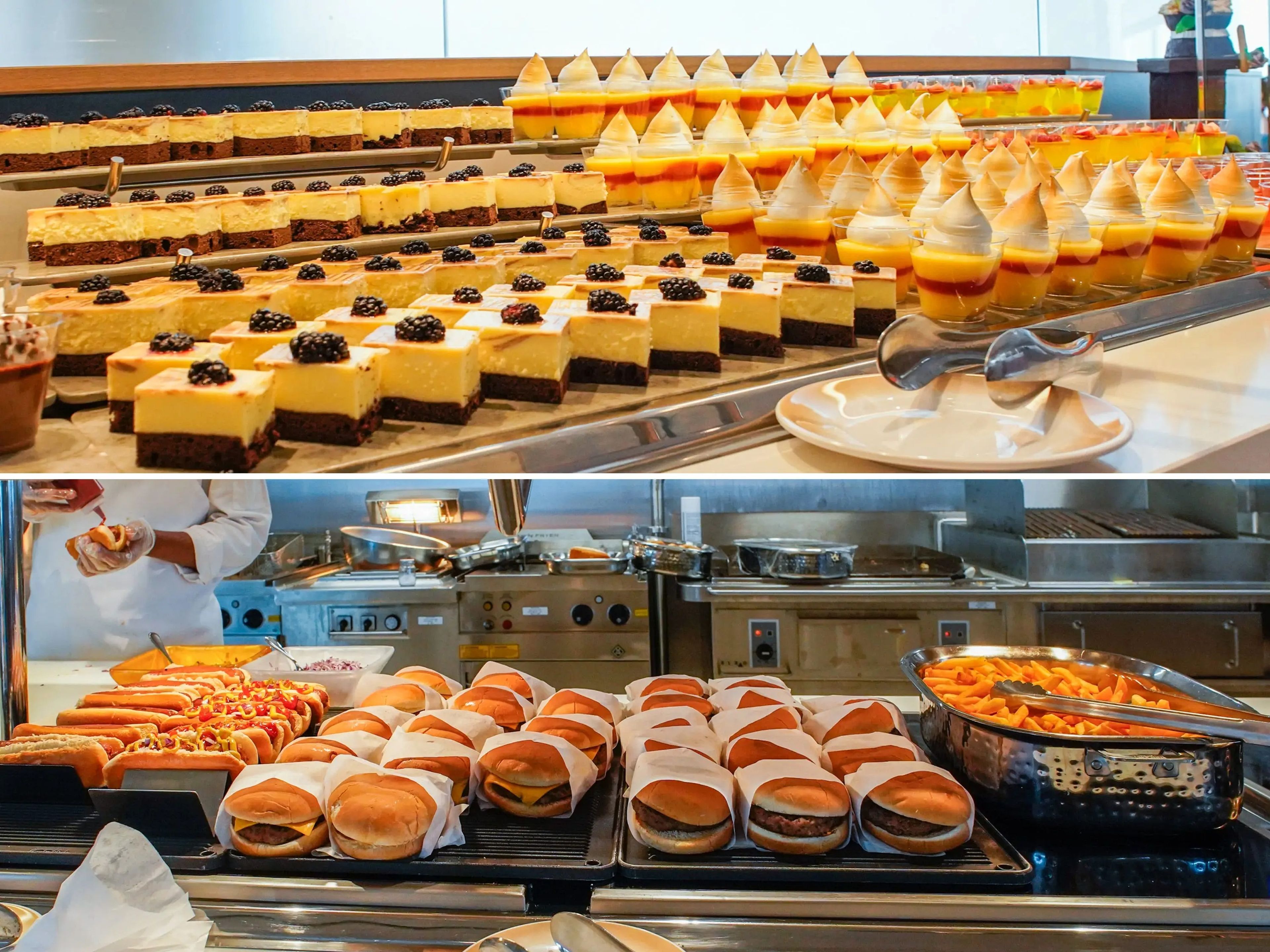 Buffet selections on Royal Caribbean's Wonder of the Seas
