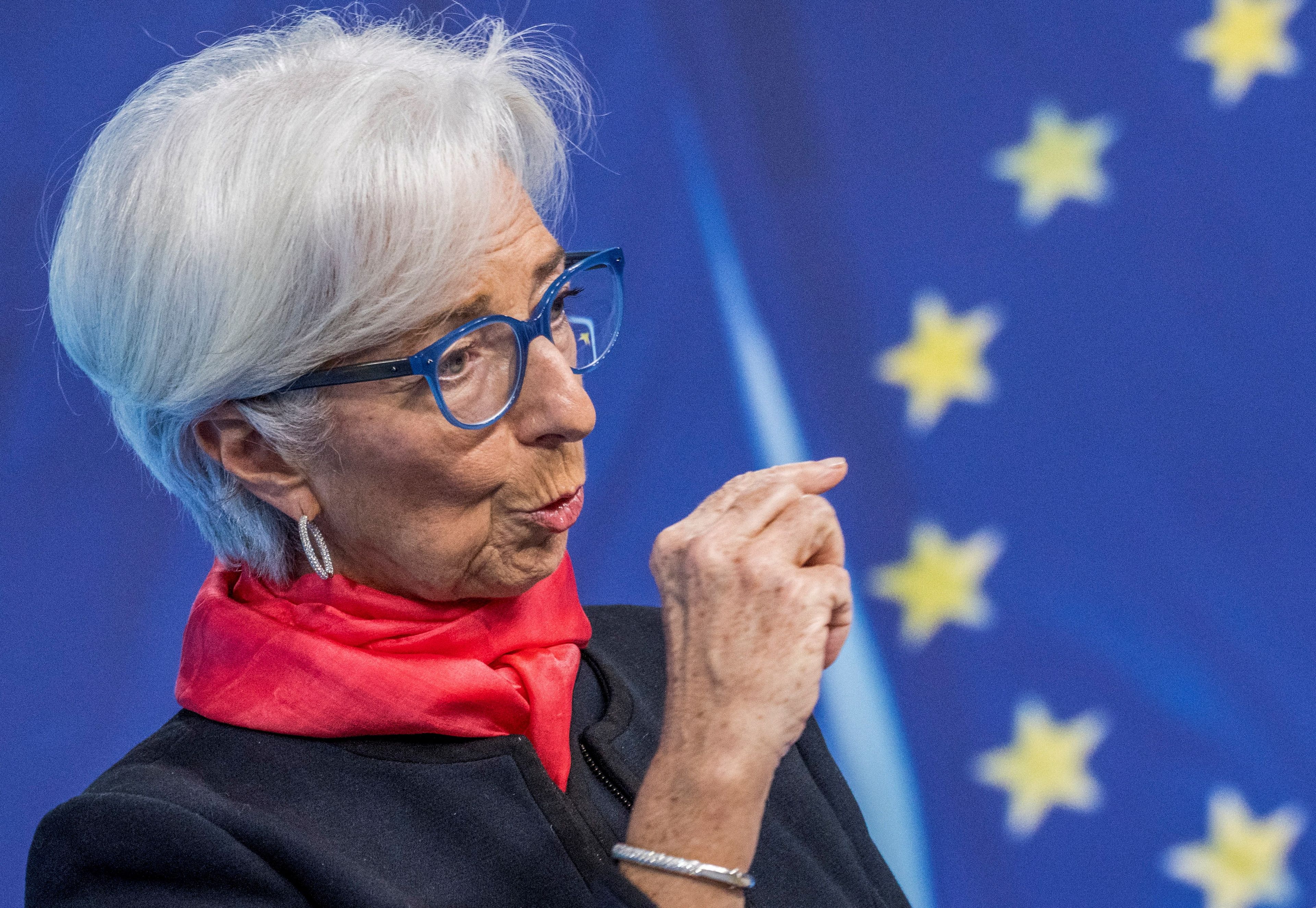 Christine Lagarde, presidente del Banco Central Europeo (BCE).
