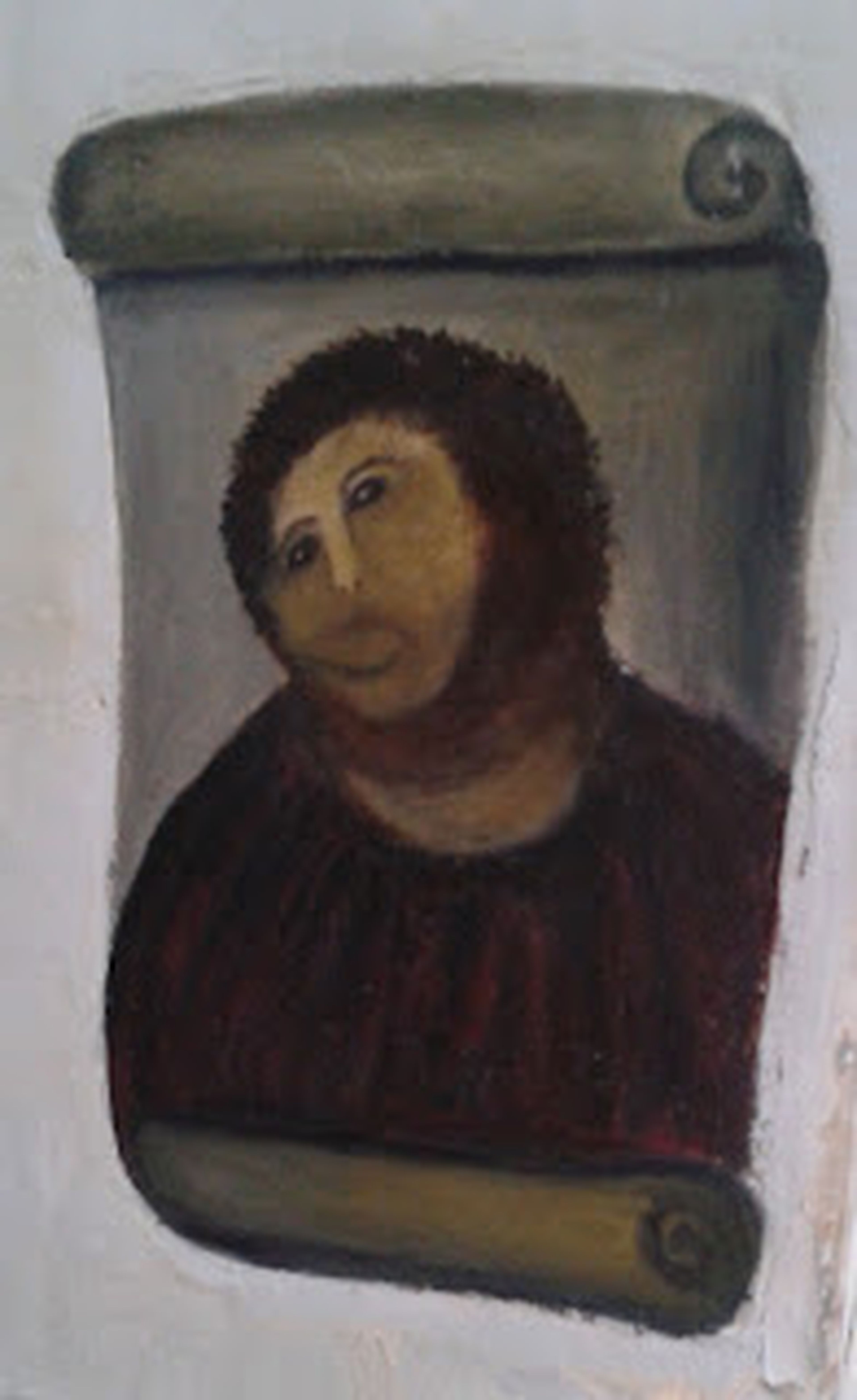 Restauración del Ecce Homo por Cecilia Giménez.