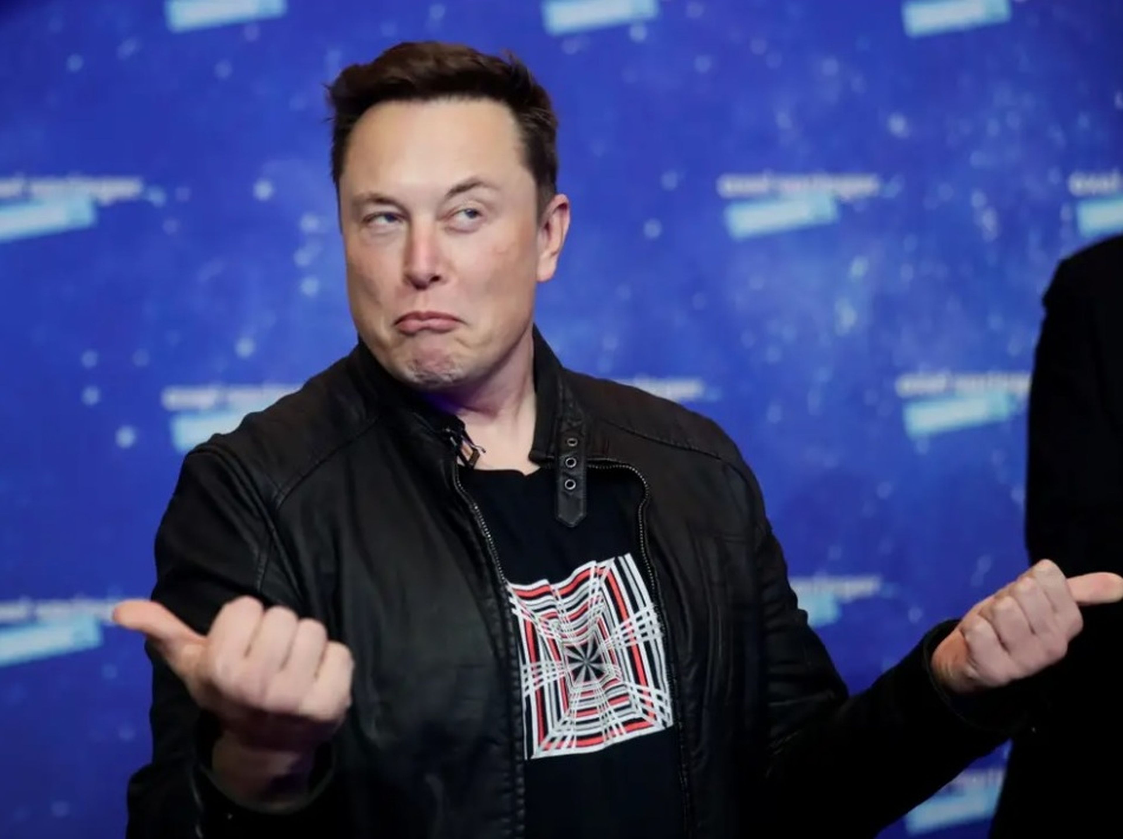 Elon Musk en los Premios Axel Springer.