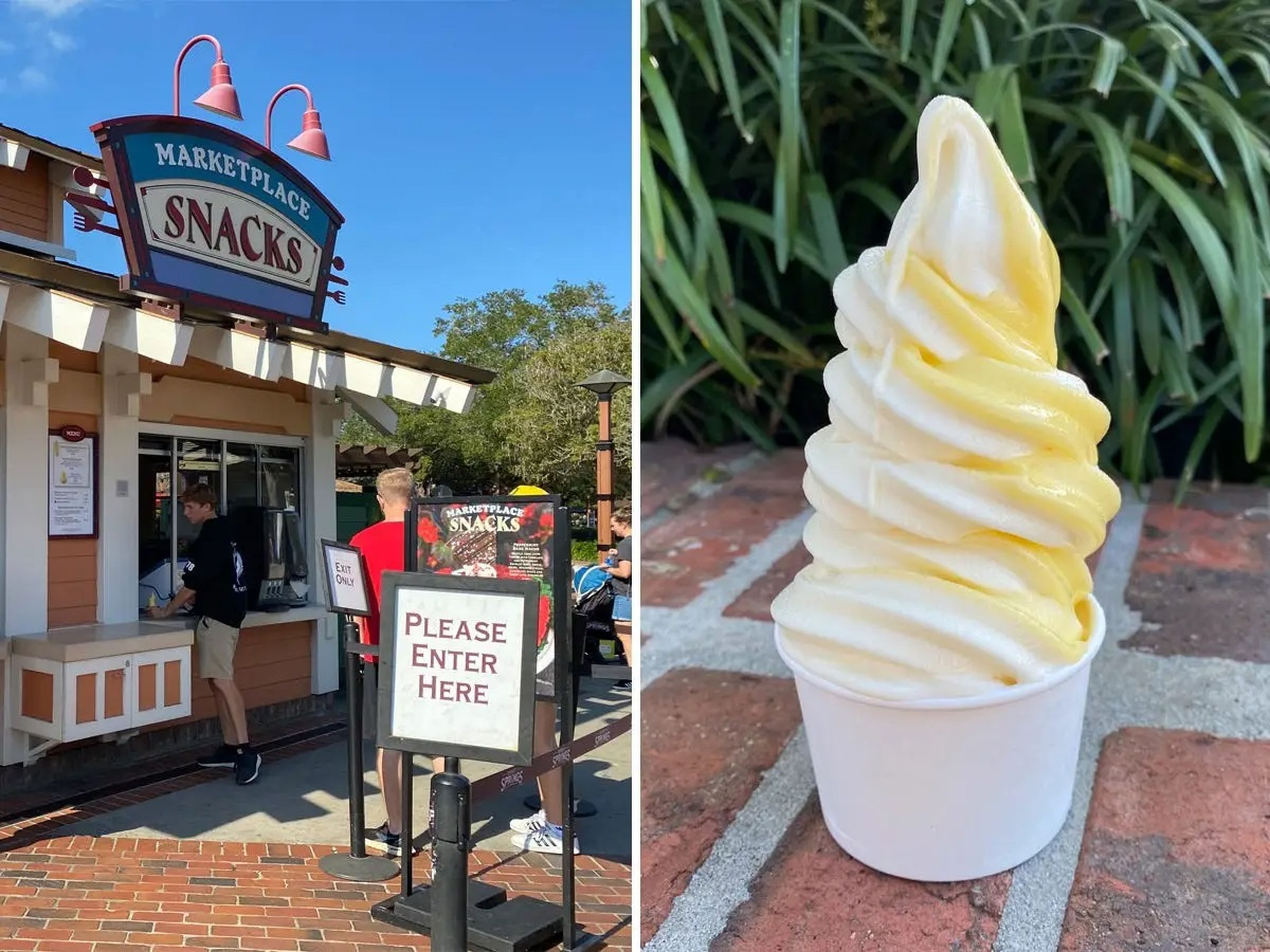 El famoso helado de piña Dole Whip de Disney.