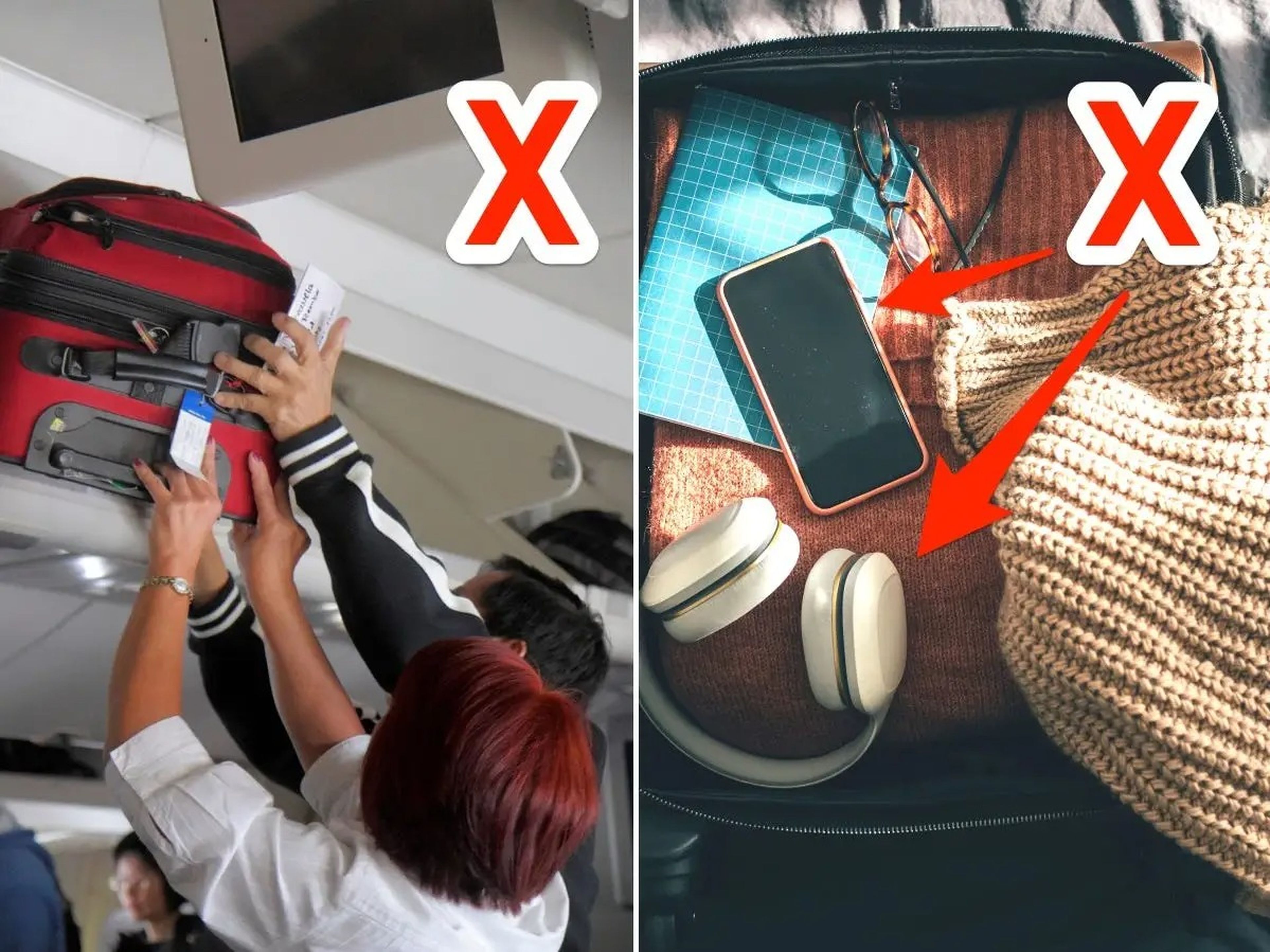 A flight attendant told Insider that passengers commonly overpack and leave important items in their carry-on.