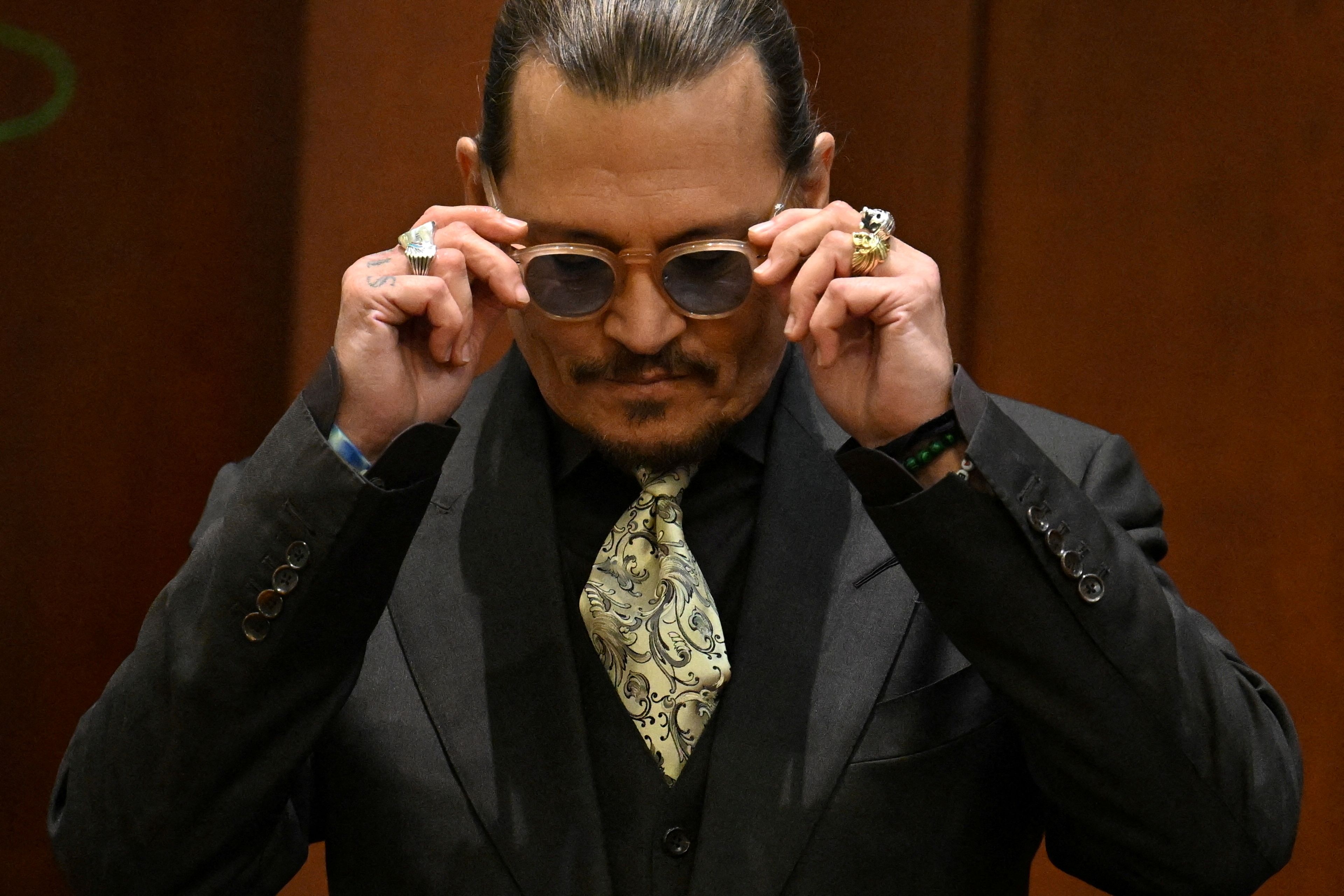 Johnny Depp, durante su juicio contra Amber Heard.