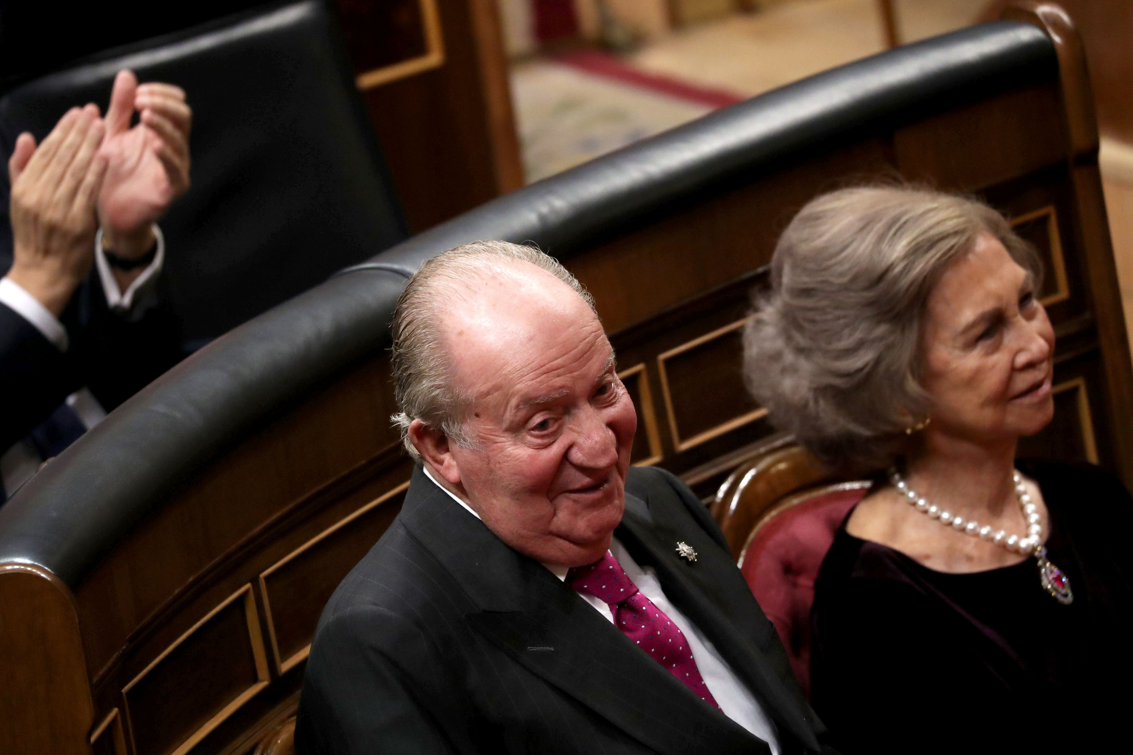 Juan Carlos I, rey emérito de España, junto a la reina Sofía.