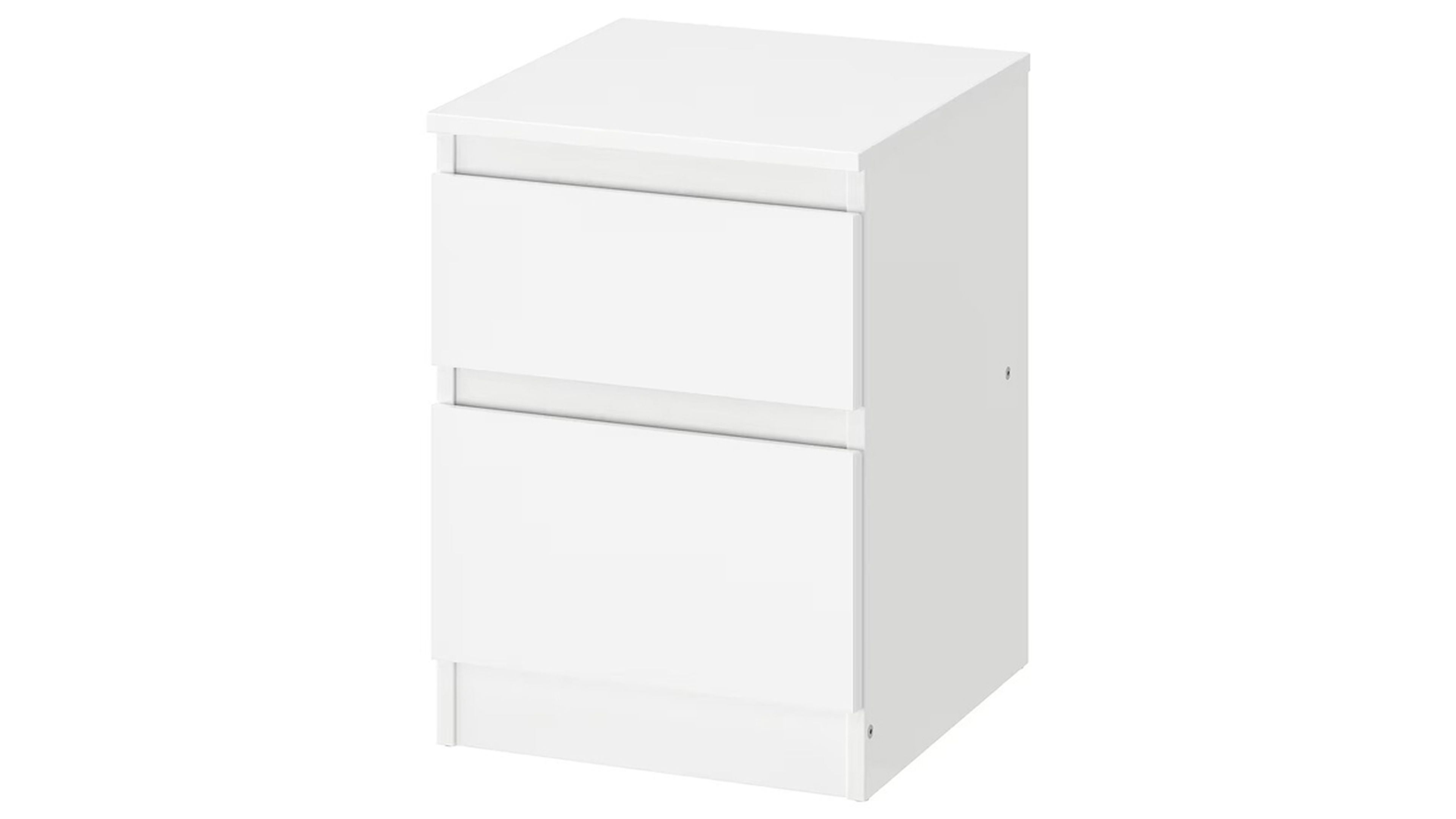IDANÄS mesita de noche, blanco, 47x40 cm - IKEA