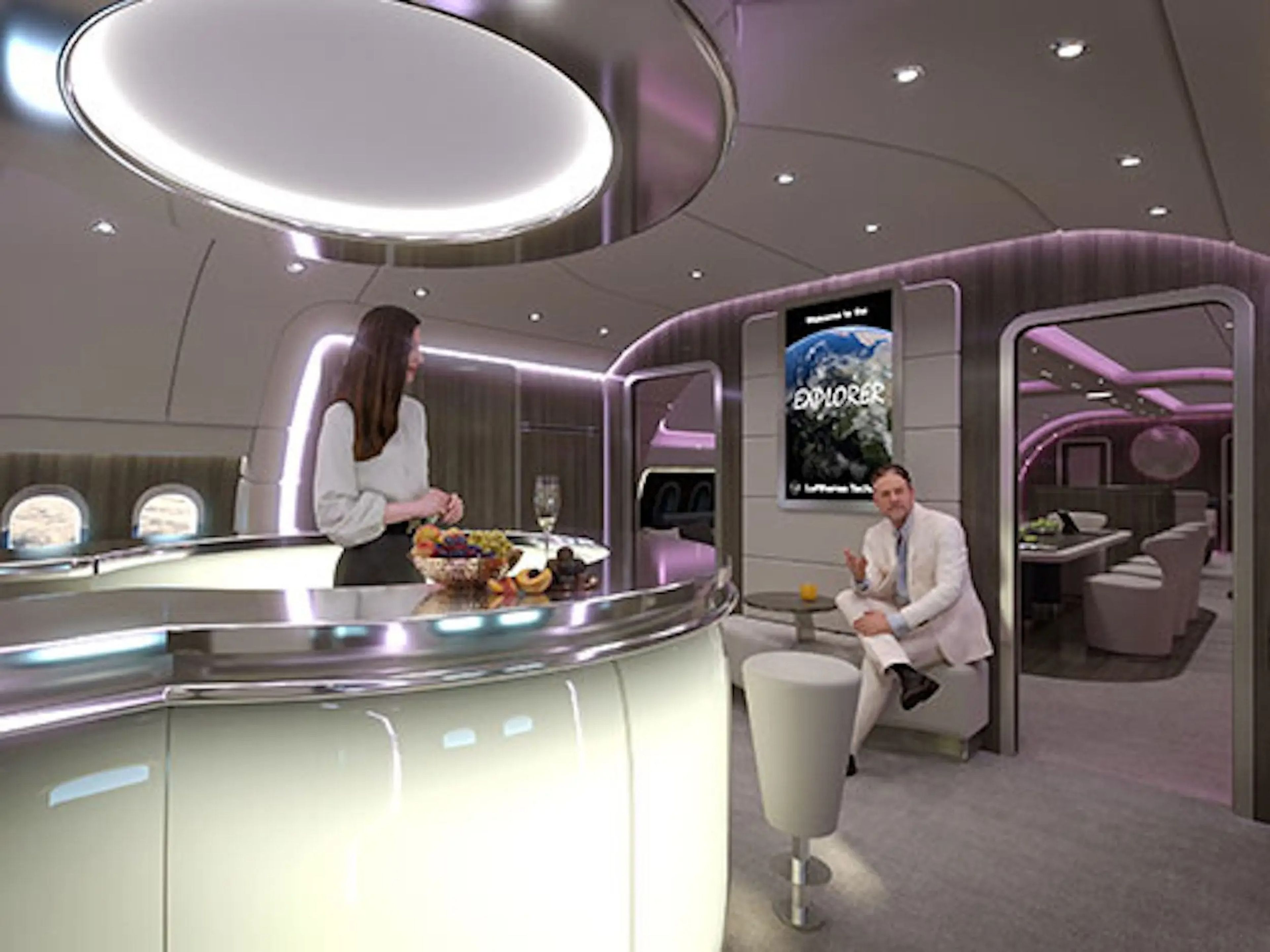 Lufthansa Technik A330 VIP cabin concept.