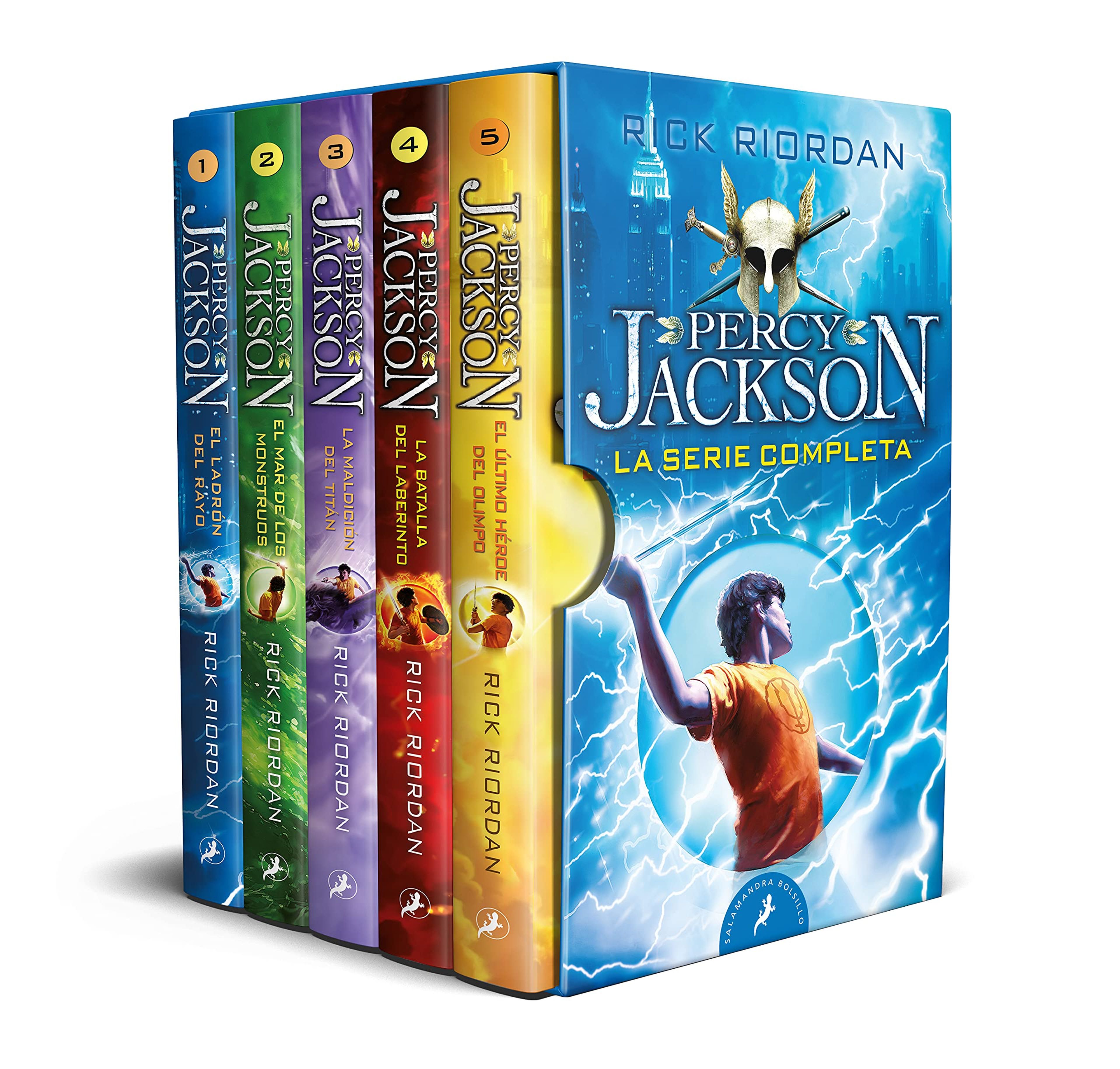 pack de las novelas de Percy Jackson