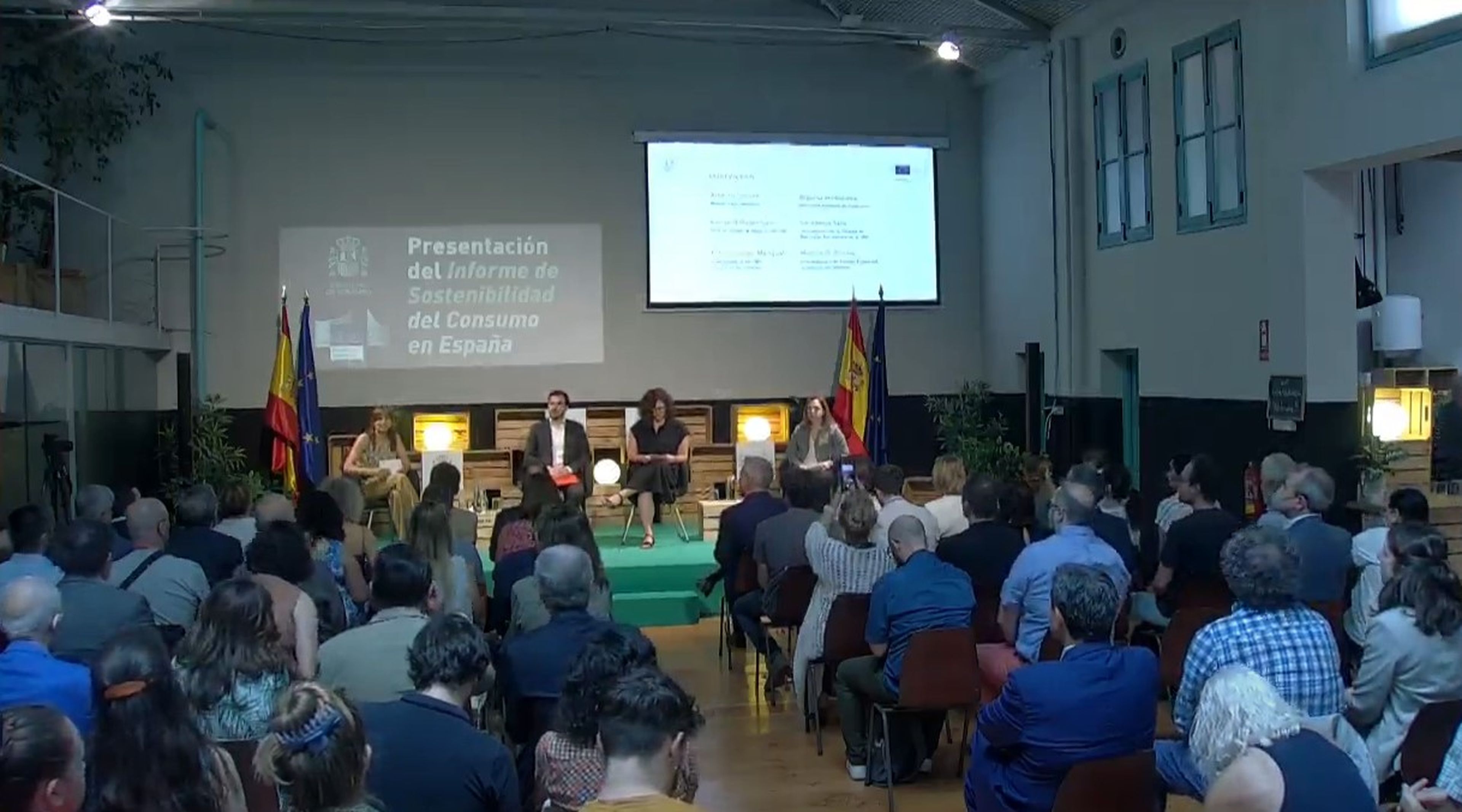 Presentación del informe sobre la sostenibilidad del consumo en España.