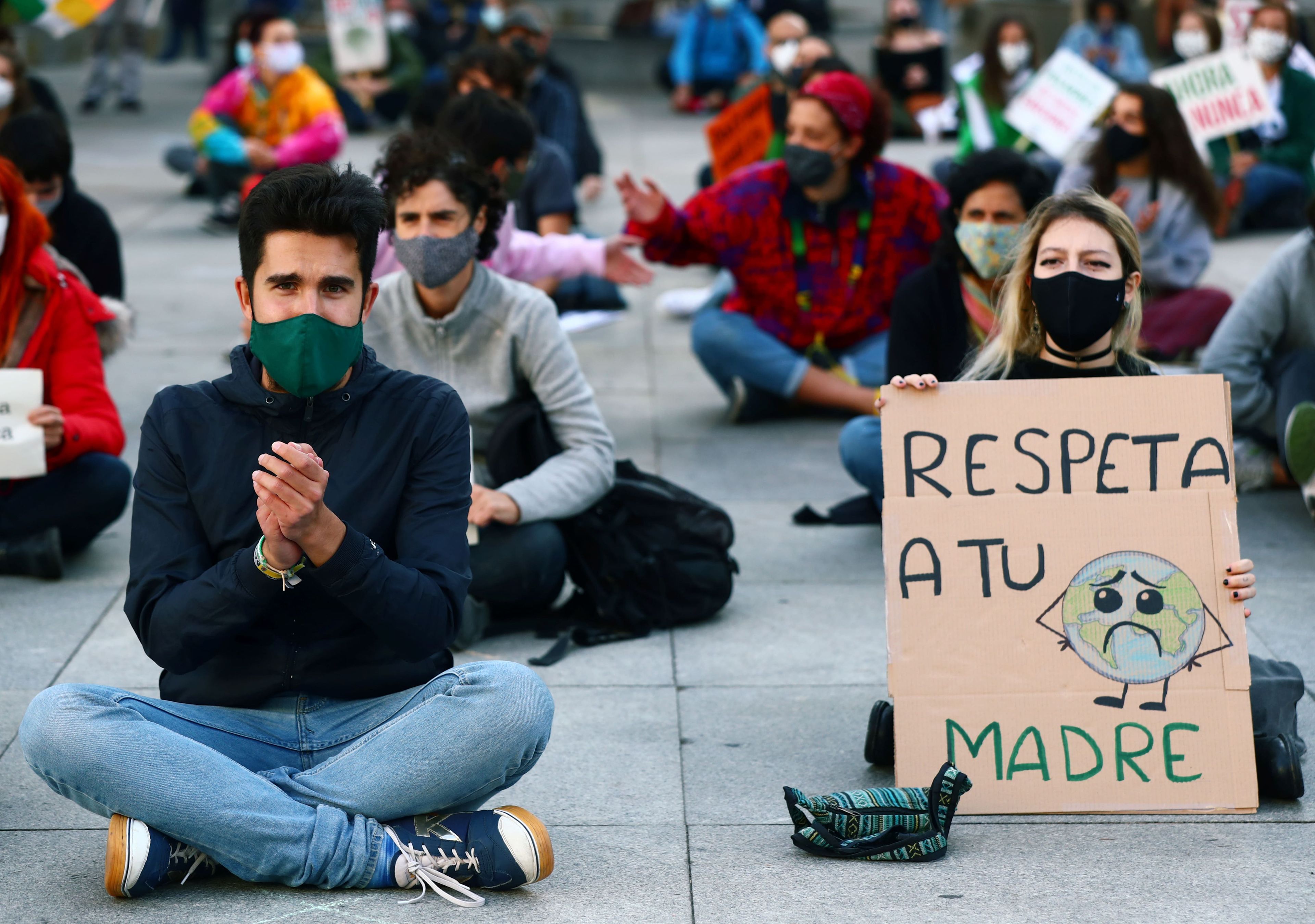 Protesta de Fridays for Future en Madrid.