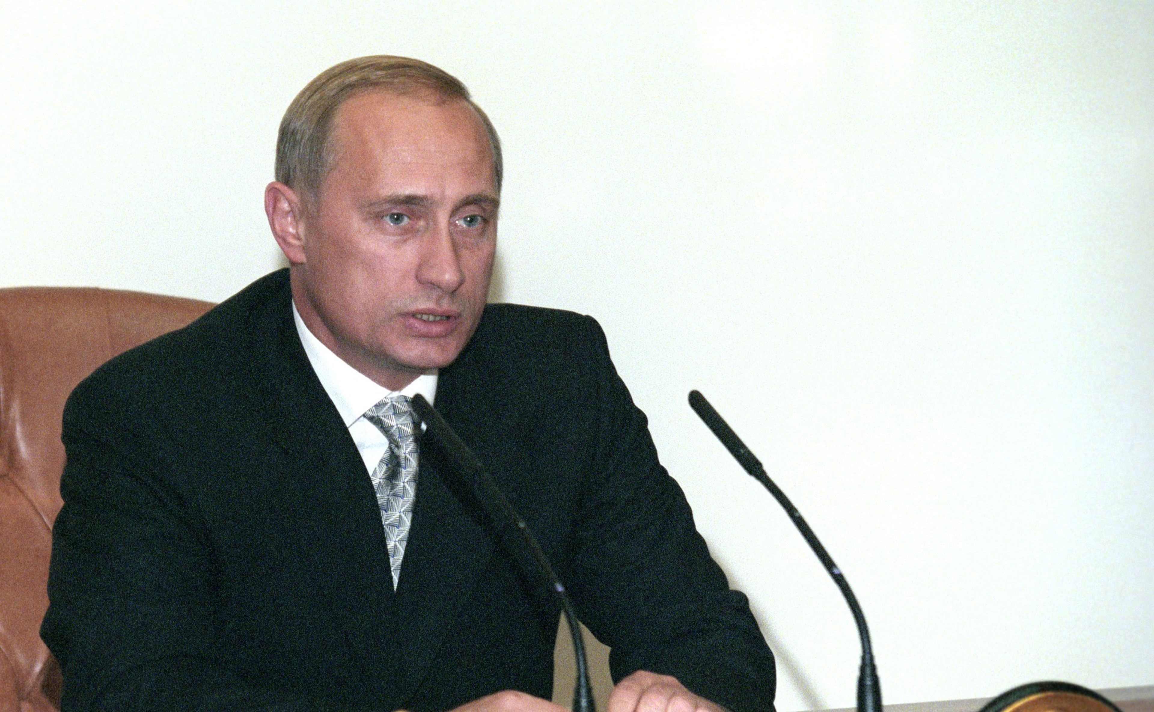 Vladímir Putin, como primer ministro en 1999.