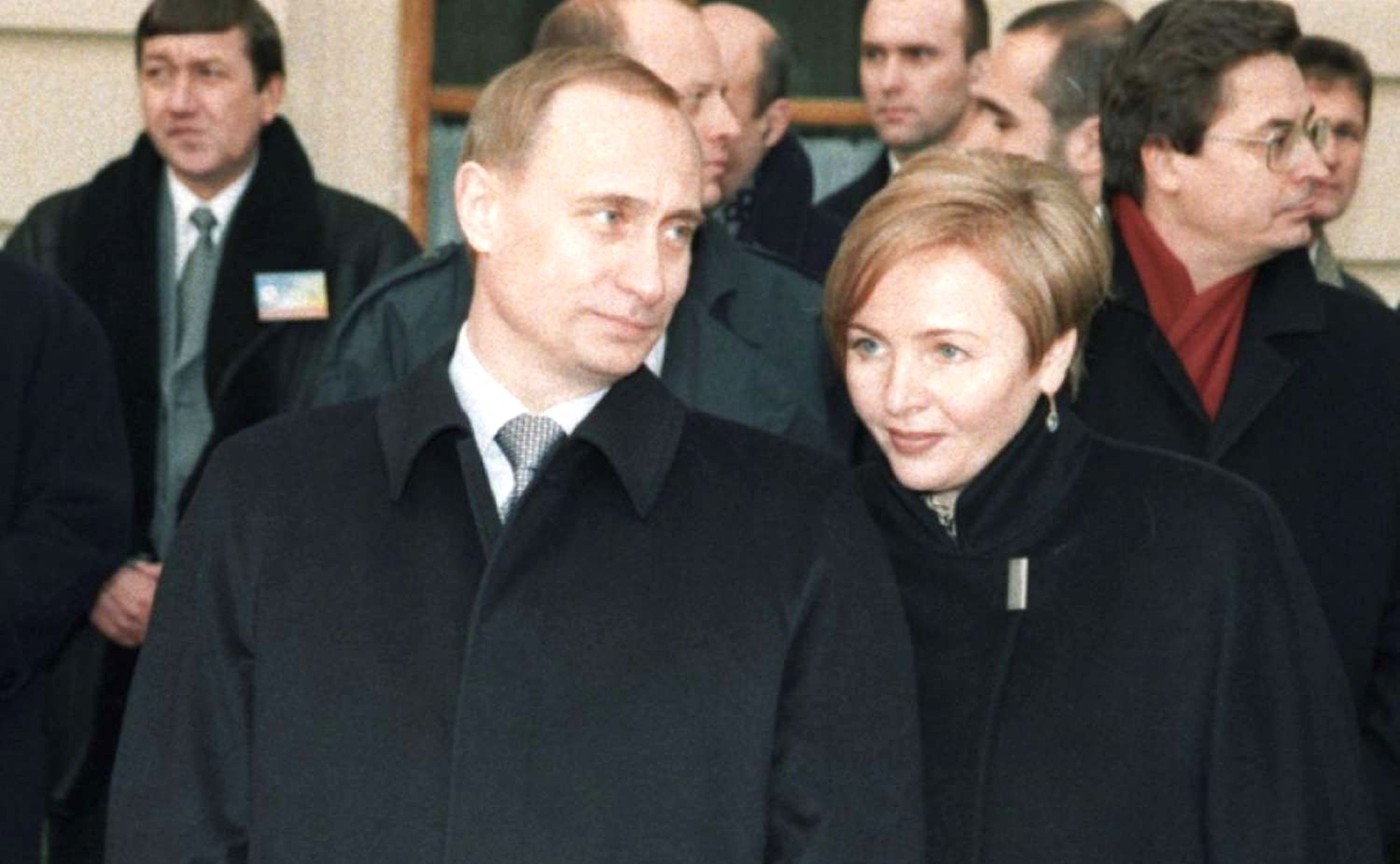 Putin, con su exesposa Lyudmila Aleksándrovna Ocheretnaya Urinha.