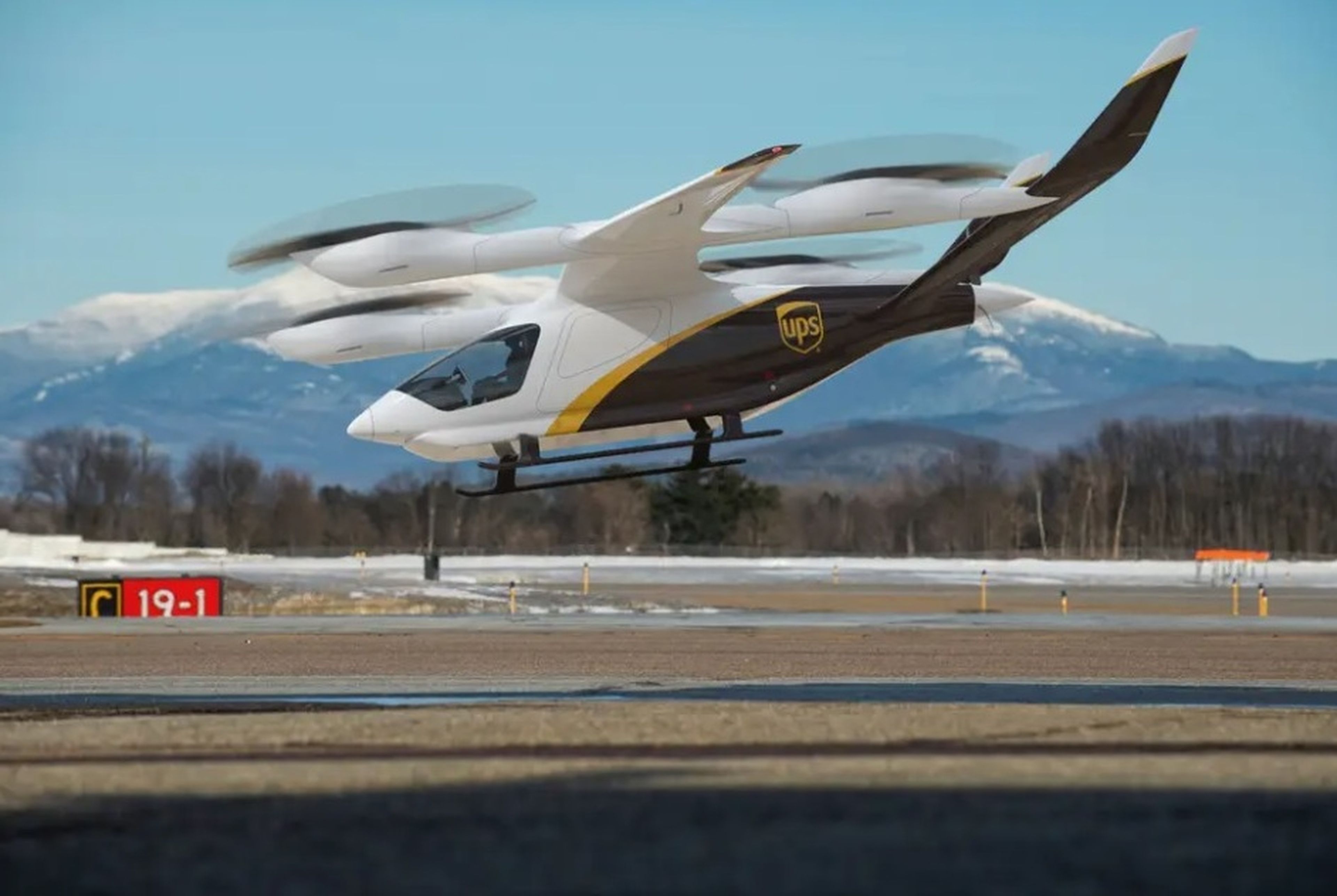Representación del avión eVTOL de Beta Technologies.