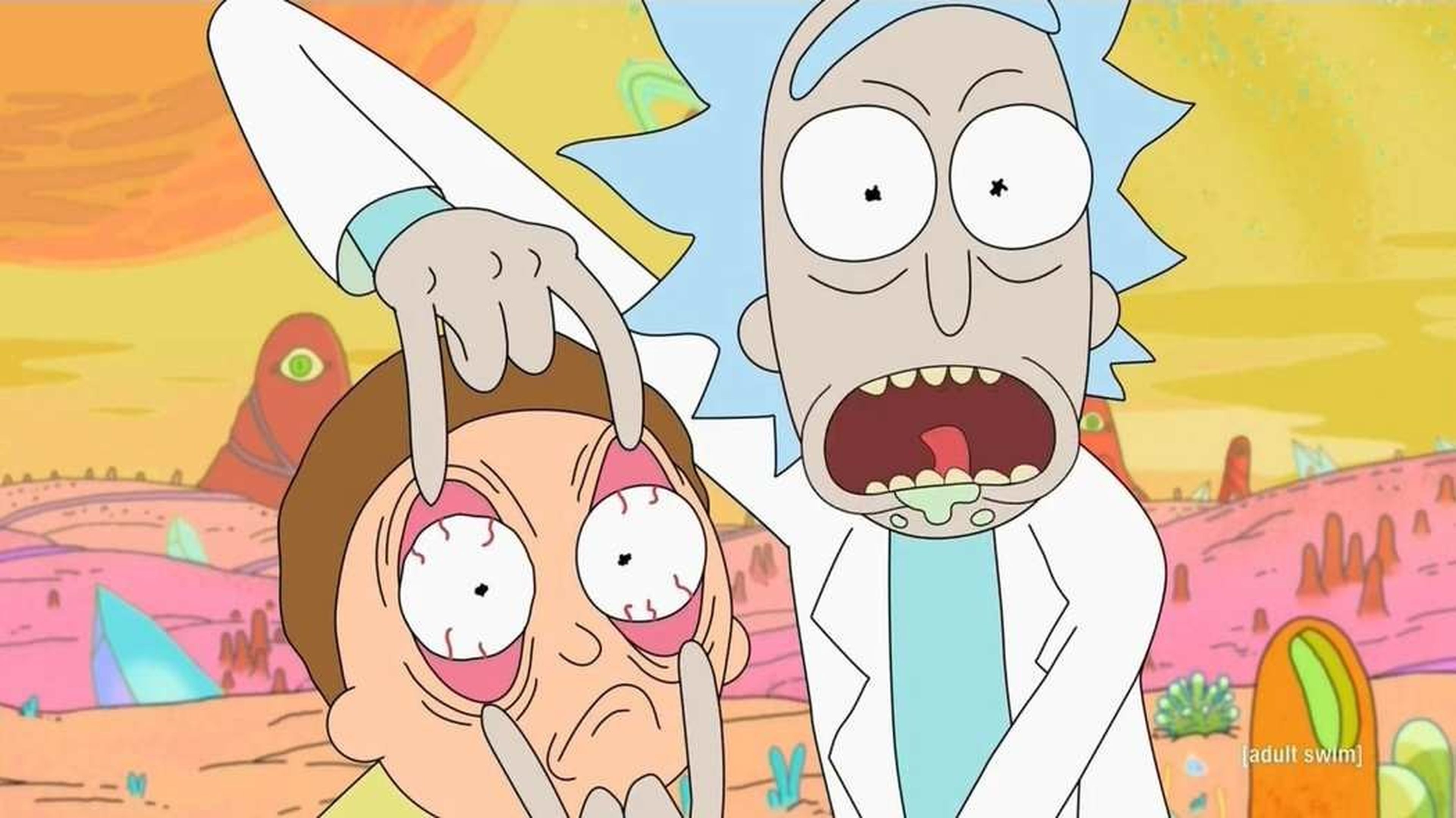 Fotograma de la serie 'Rick y Morty'.