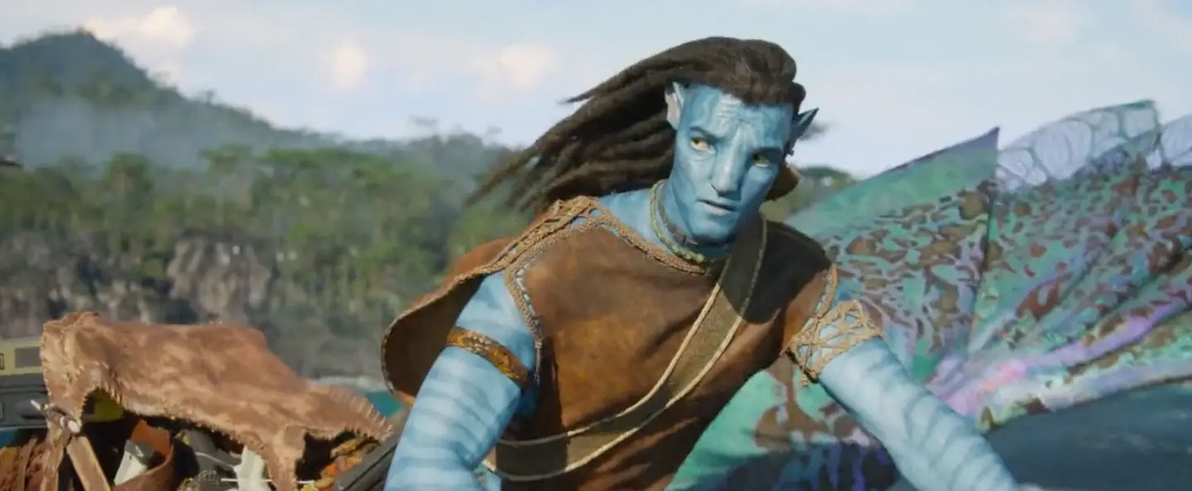Sam Worthington como Jake Sully en 'Avatar: El sentido del agua'.