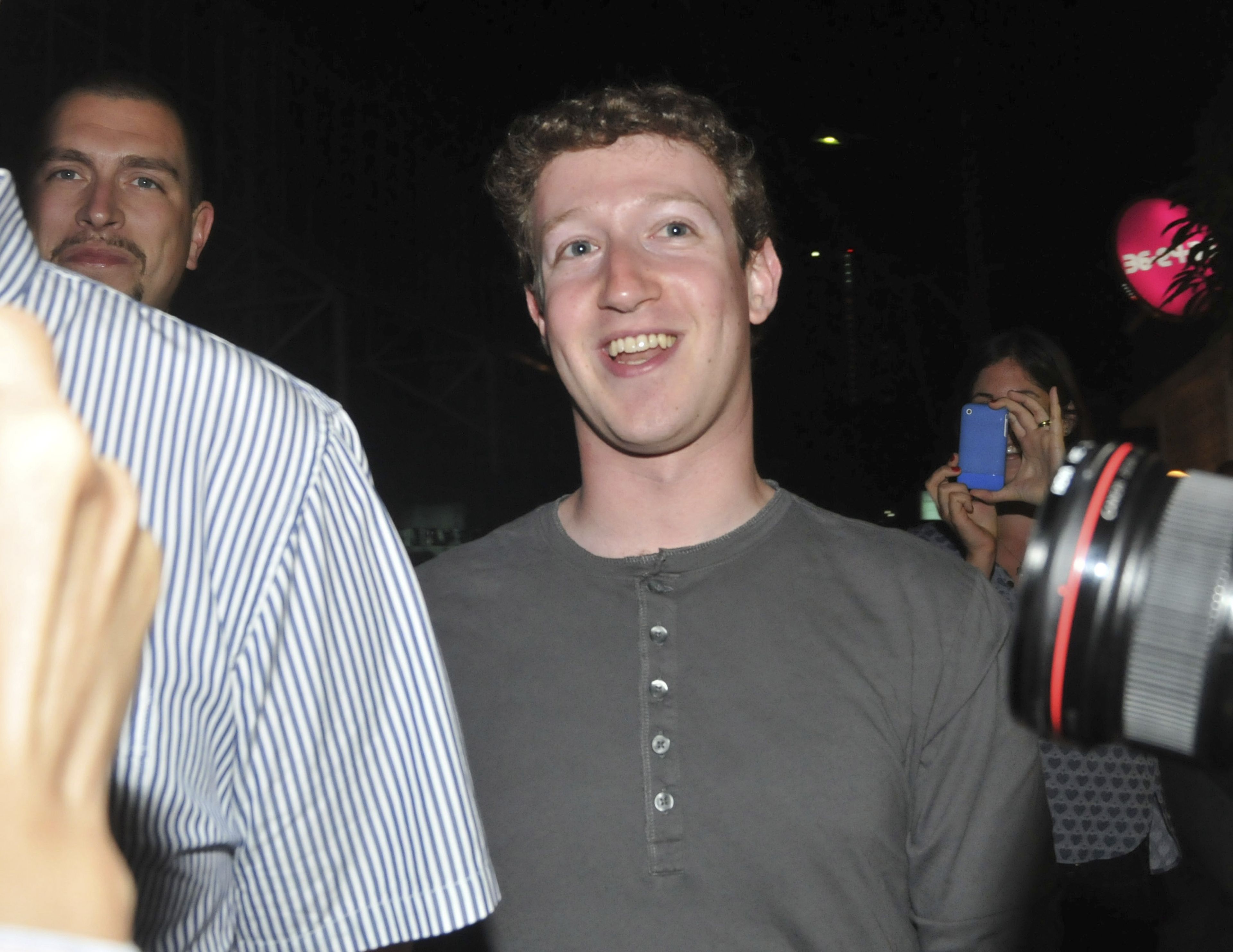 Mark Zuckerberg en Bangkok el 29 de diciembre de 2010.