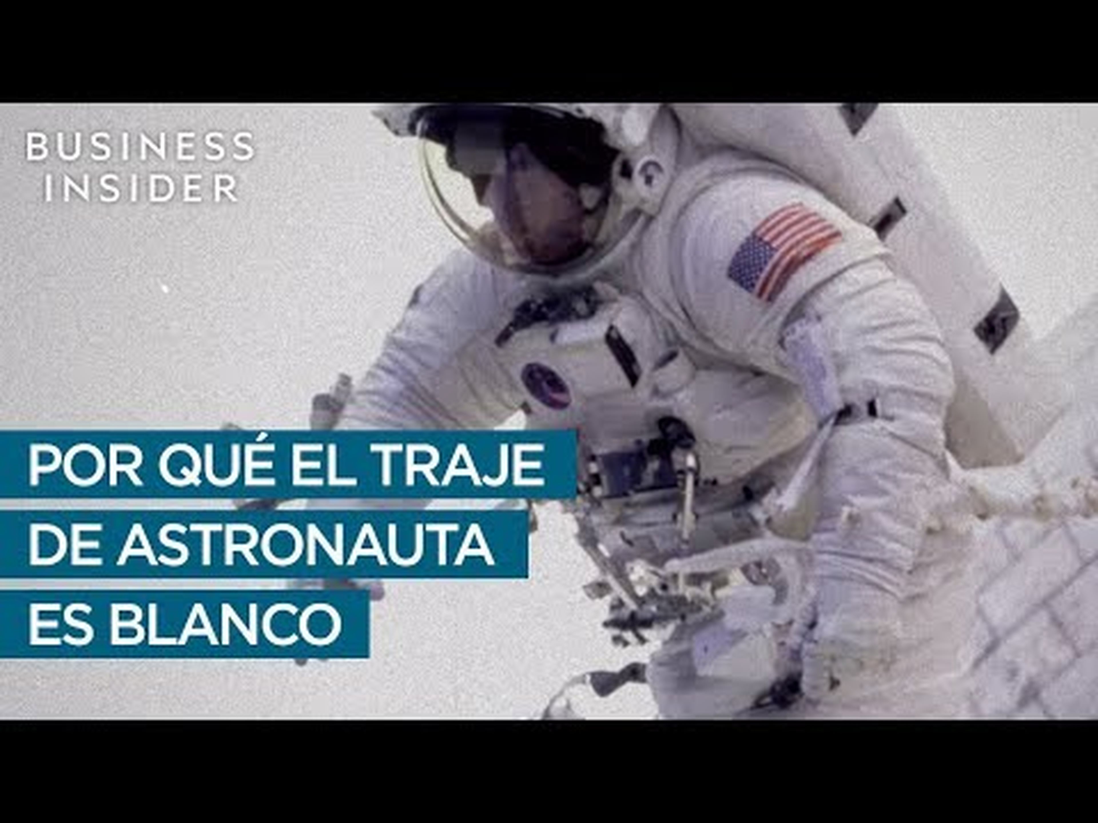 ¿Por qué los astronautas visten de blanco?