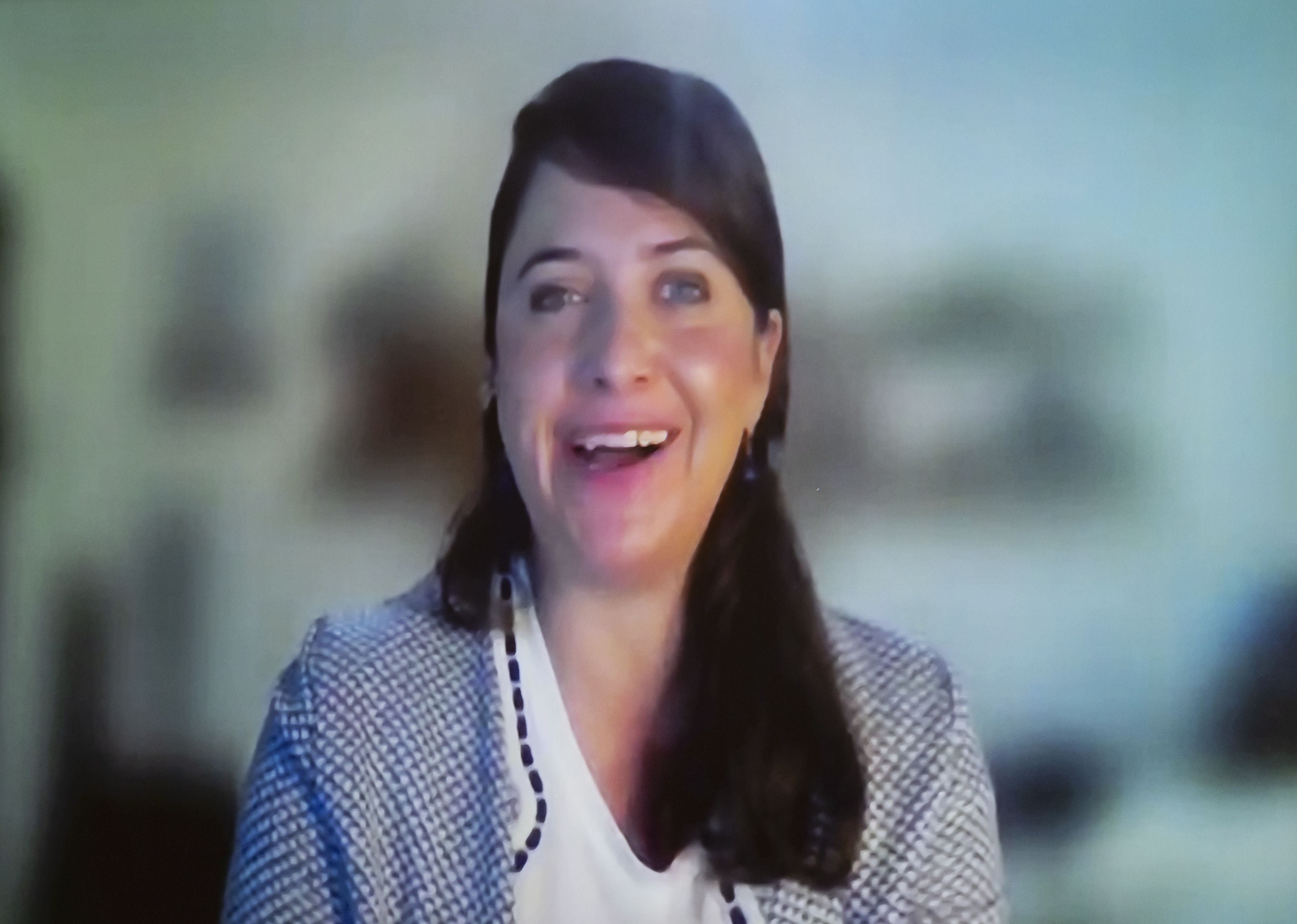María Rincón Leiva, jefa de equipo de Economía Circular de la Comisión Europea, que participó de forma telemática en Let's Do Better Capitalism.