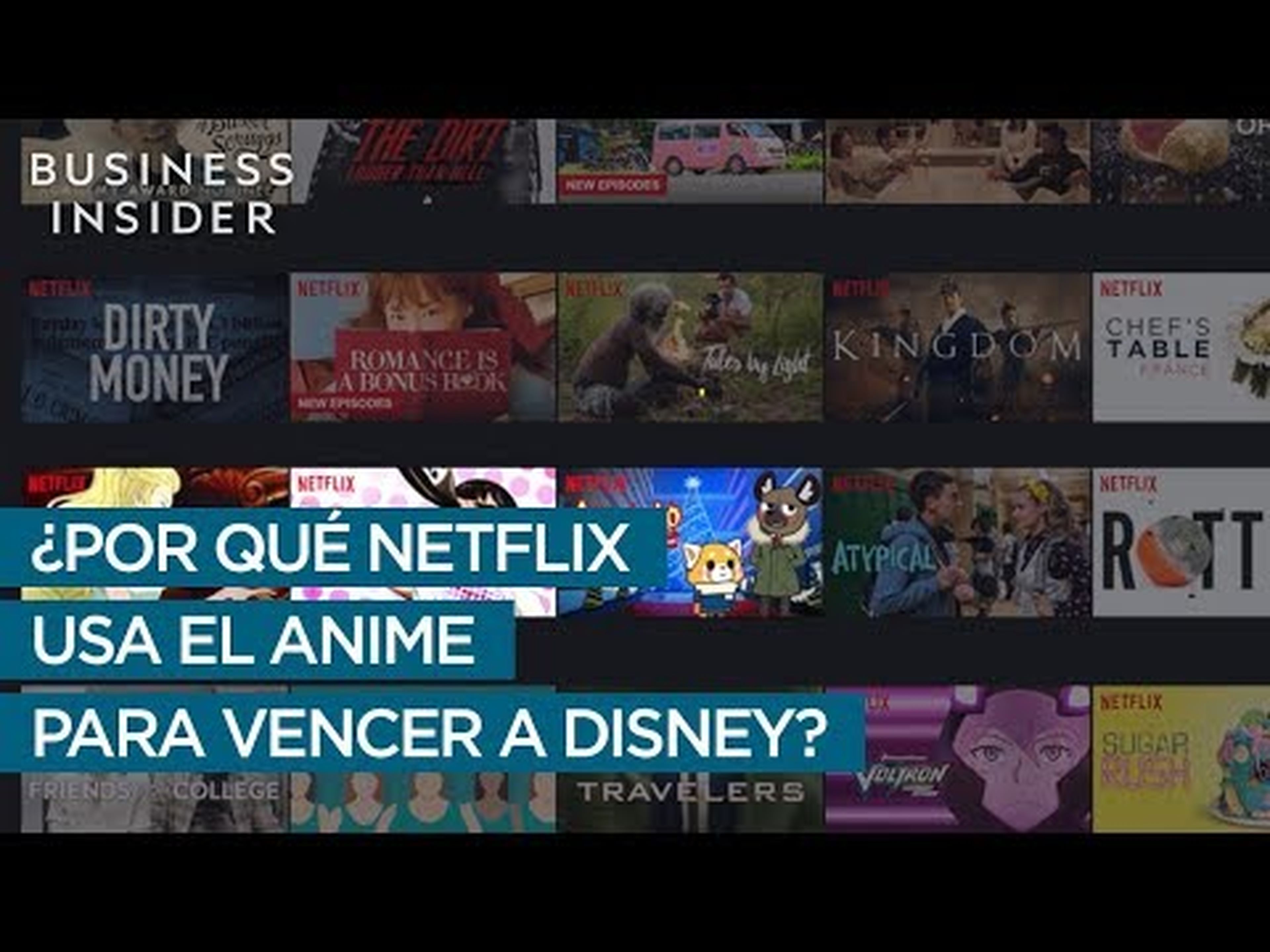 ¿Por qué Netflix usa el anime para vencer a Disney?