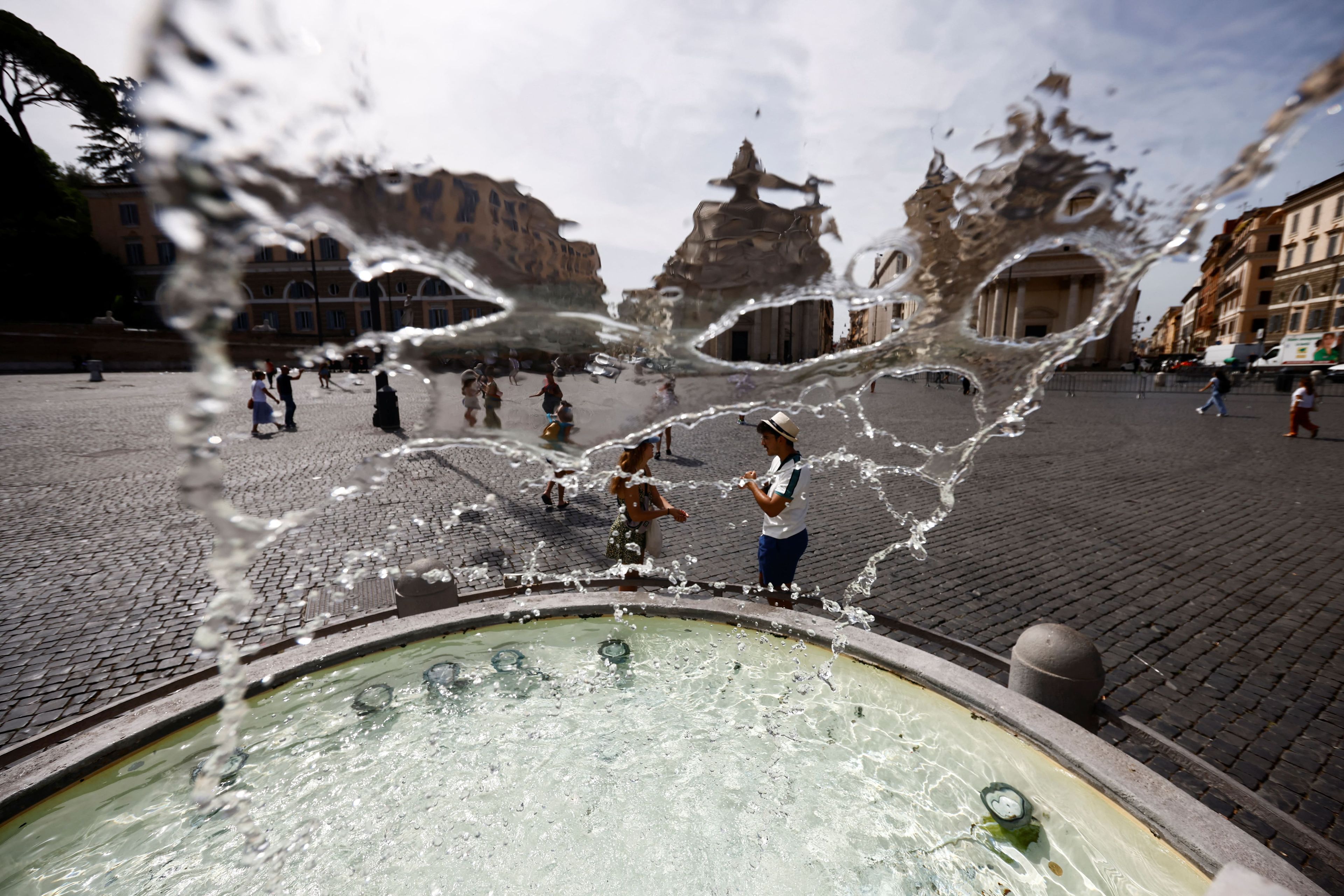 Ola de calor en Italia (Roma) el 28 de junio de 2022.