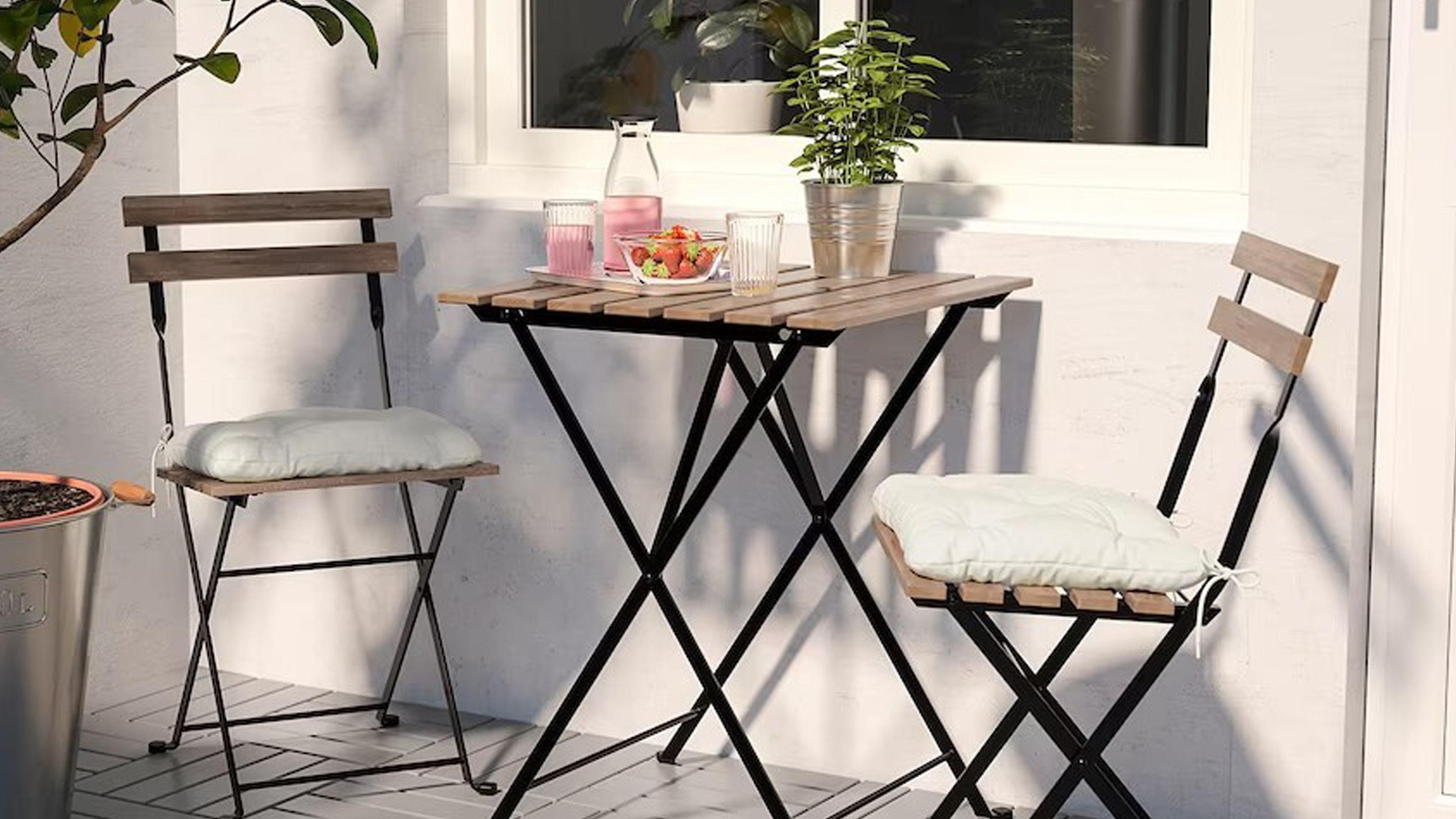 Pack de y mesa de madera IKEA TÄRNÖ en oferta | Insider España