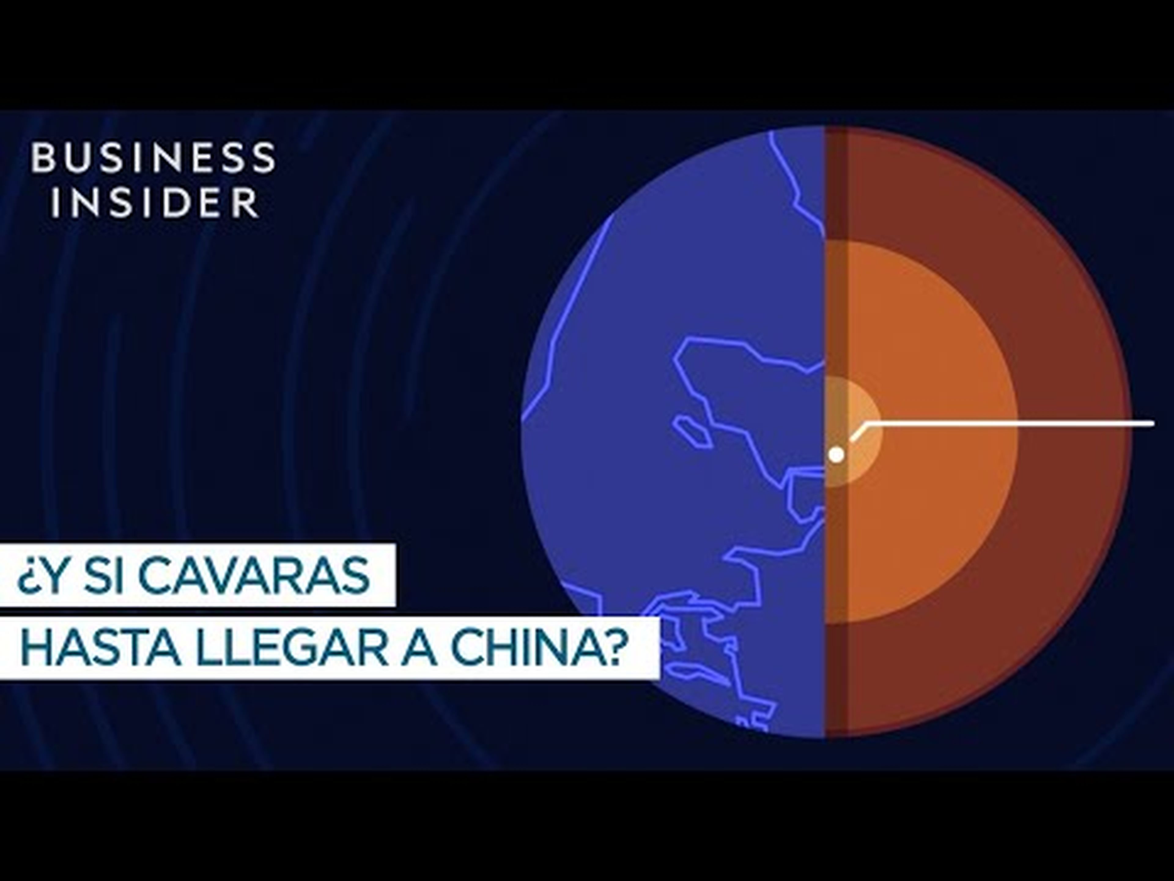 Qué pasaría si intentaras llegar a China atravesando la Tierra