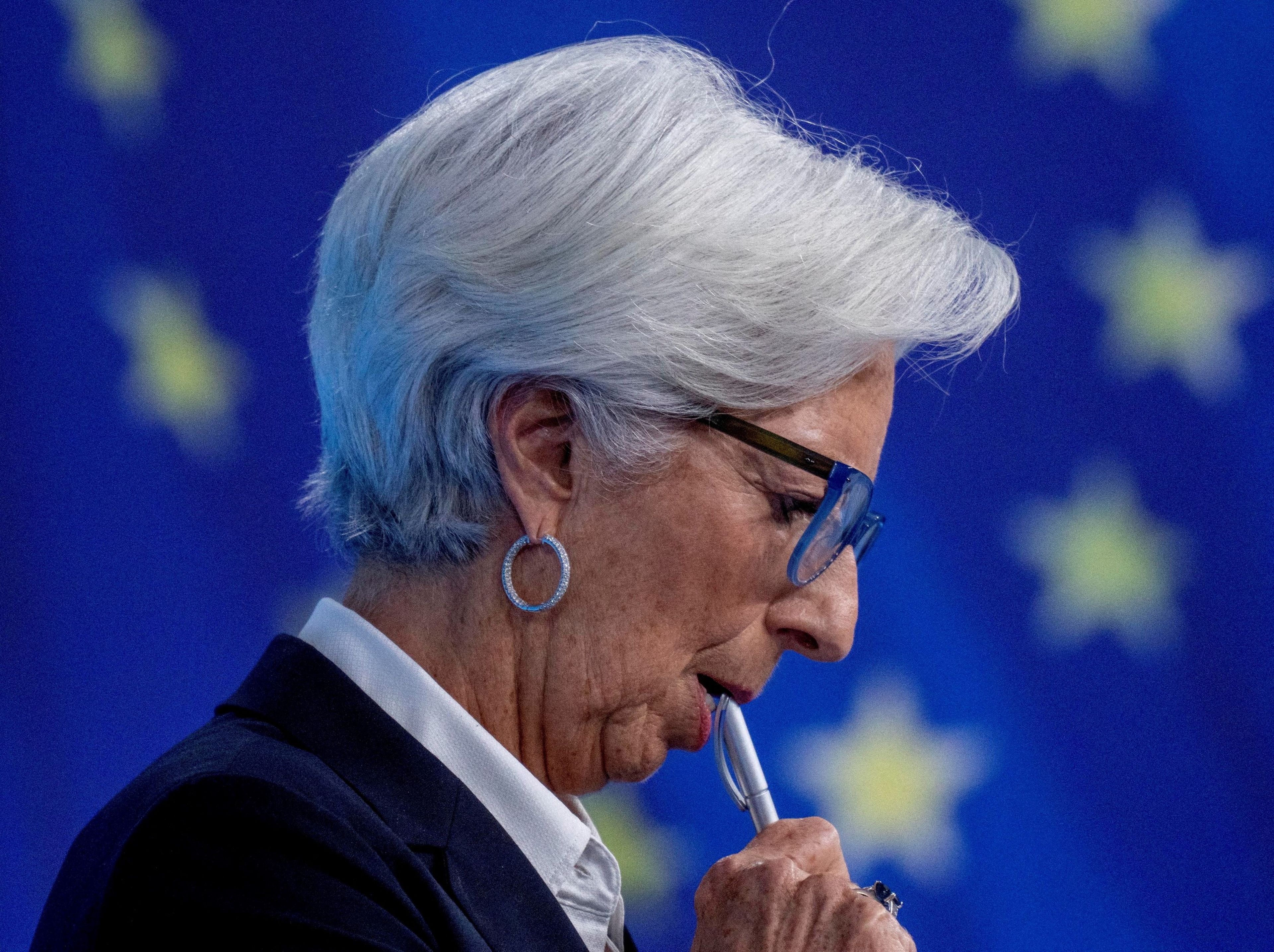 La presidenta del Banco Central Europeo, Christine Lagarde.