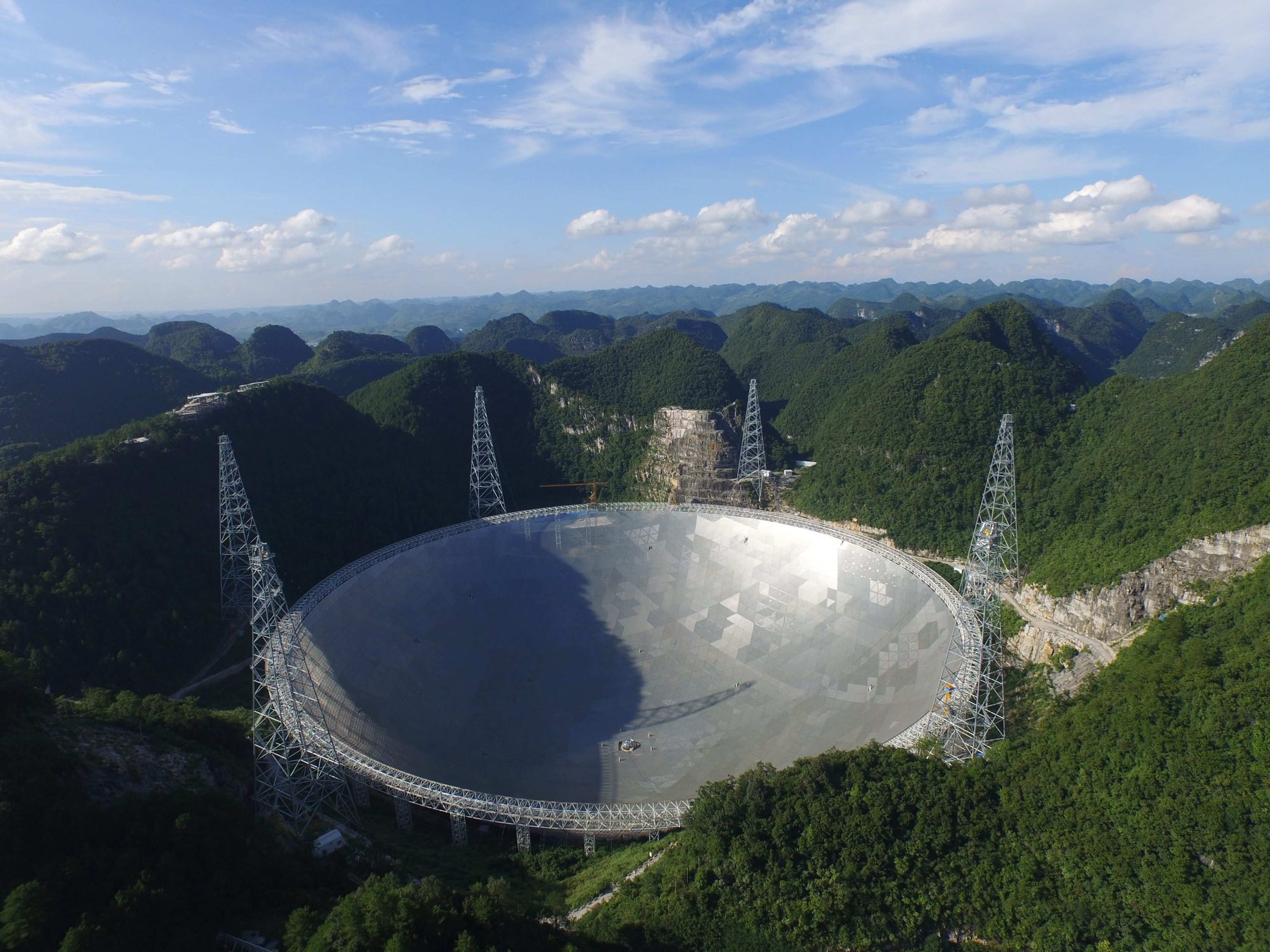 El telescopio Sky Eye, de China.