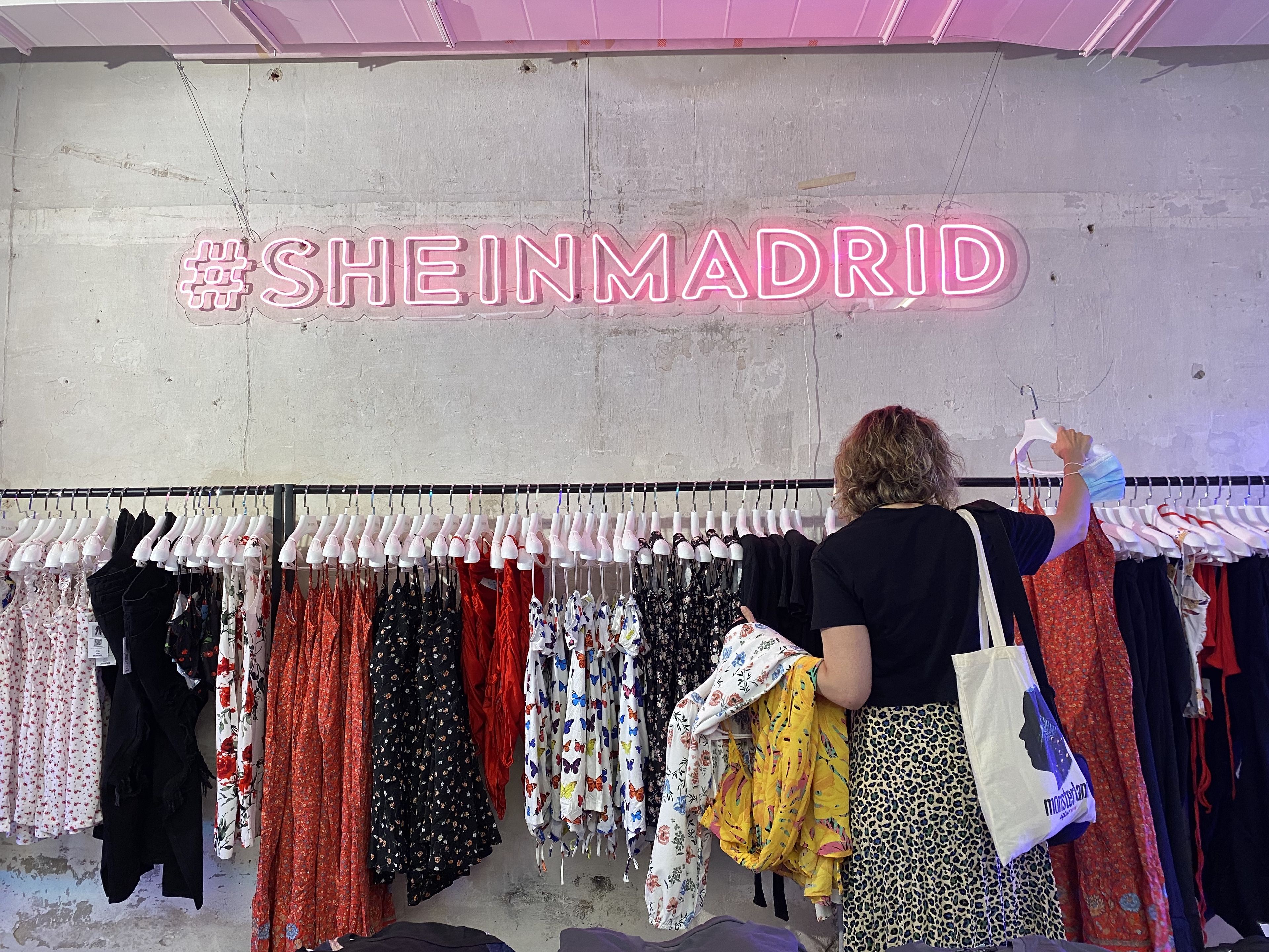 Tienda efímera de Shein en Madrid.