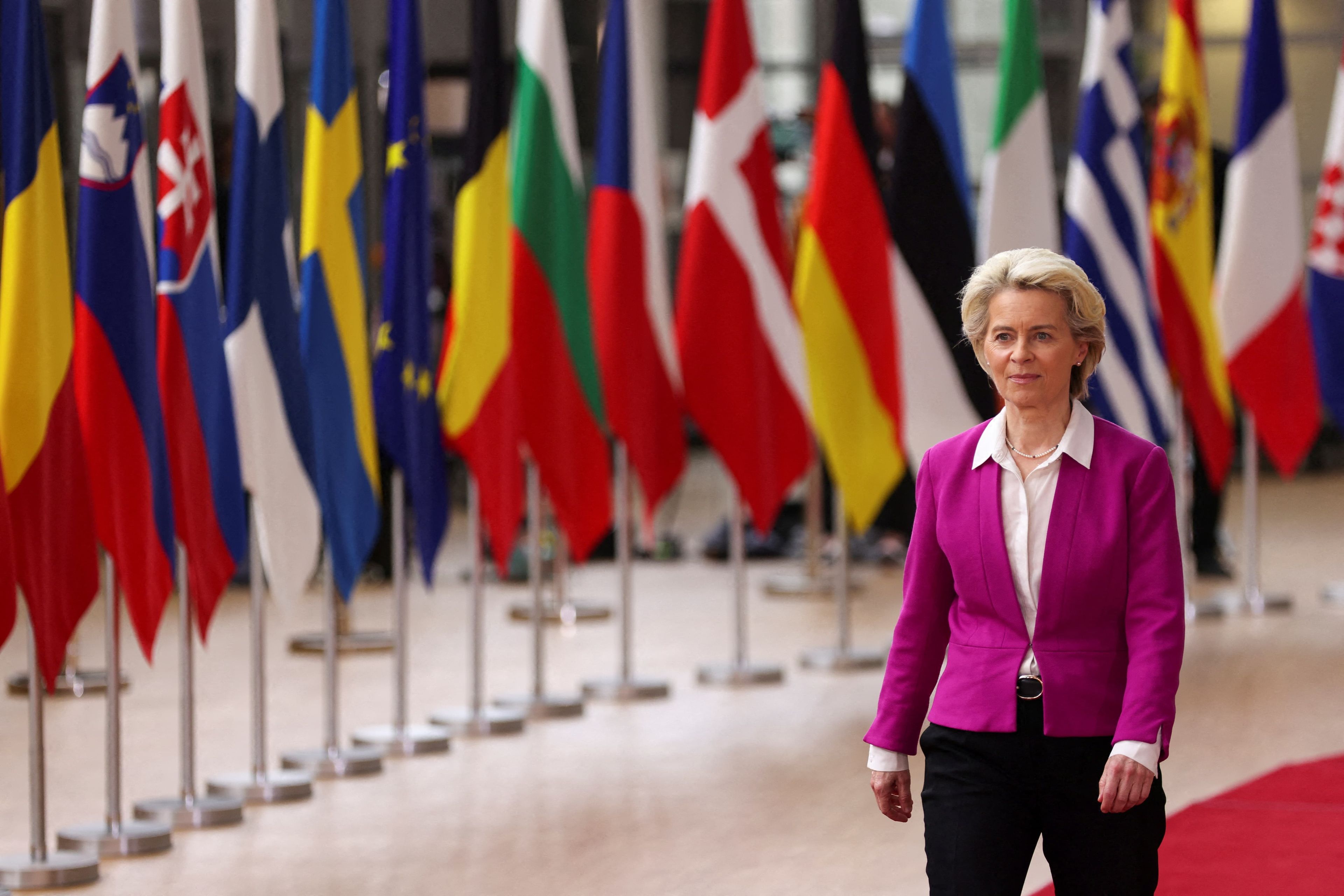 Ursula von der Leyen, presidenta de la Comisión Europea, el 30 de mayo de 2022.