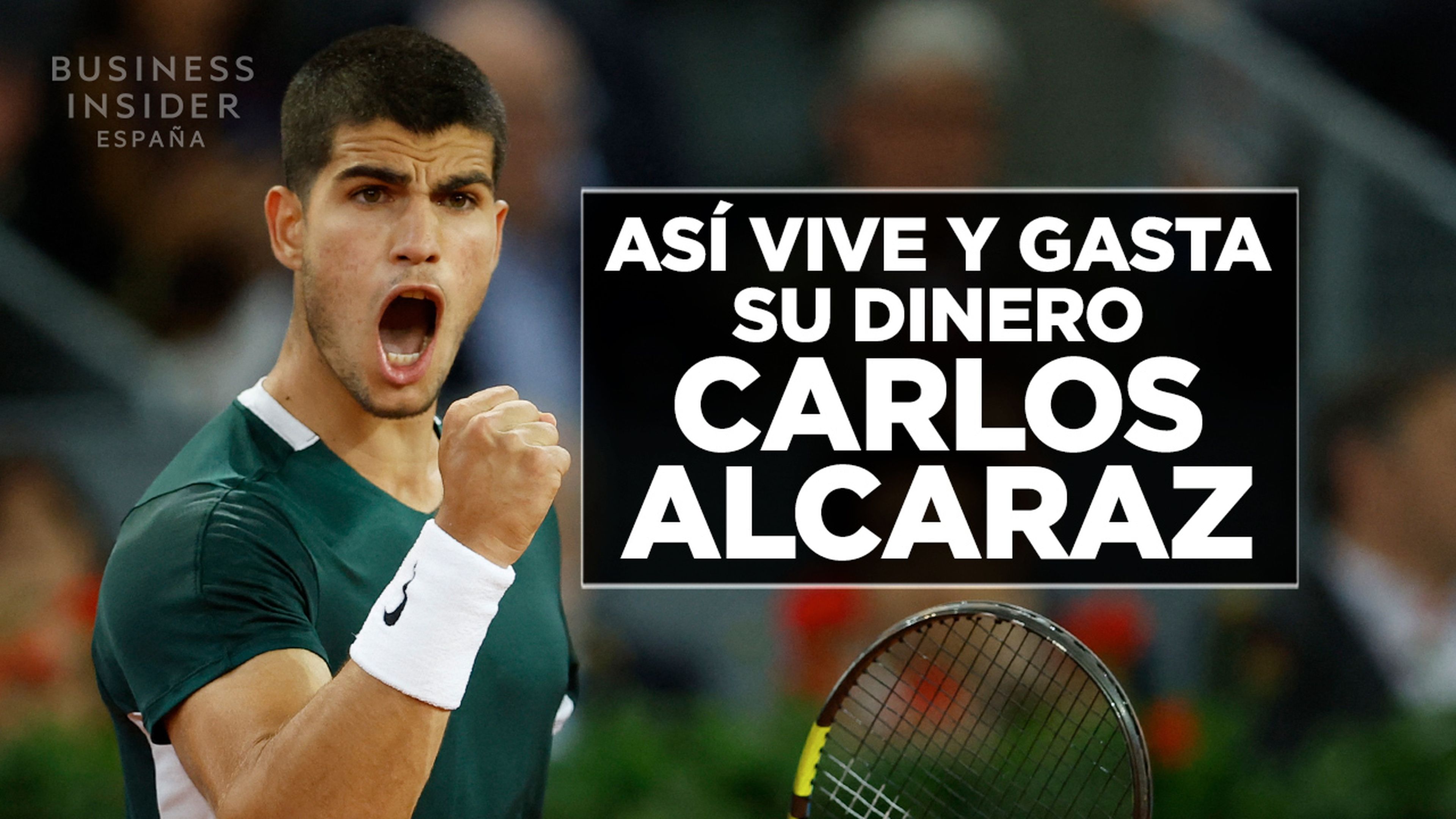 Así vive y gasta su dinero Carlos Alcaraz, la joven promesa del tenis español